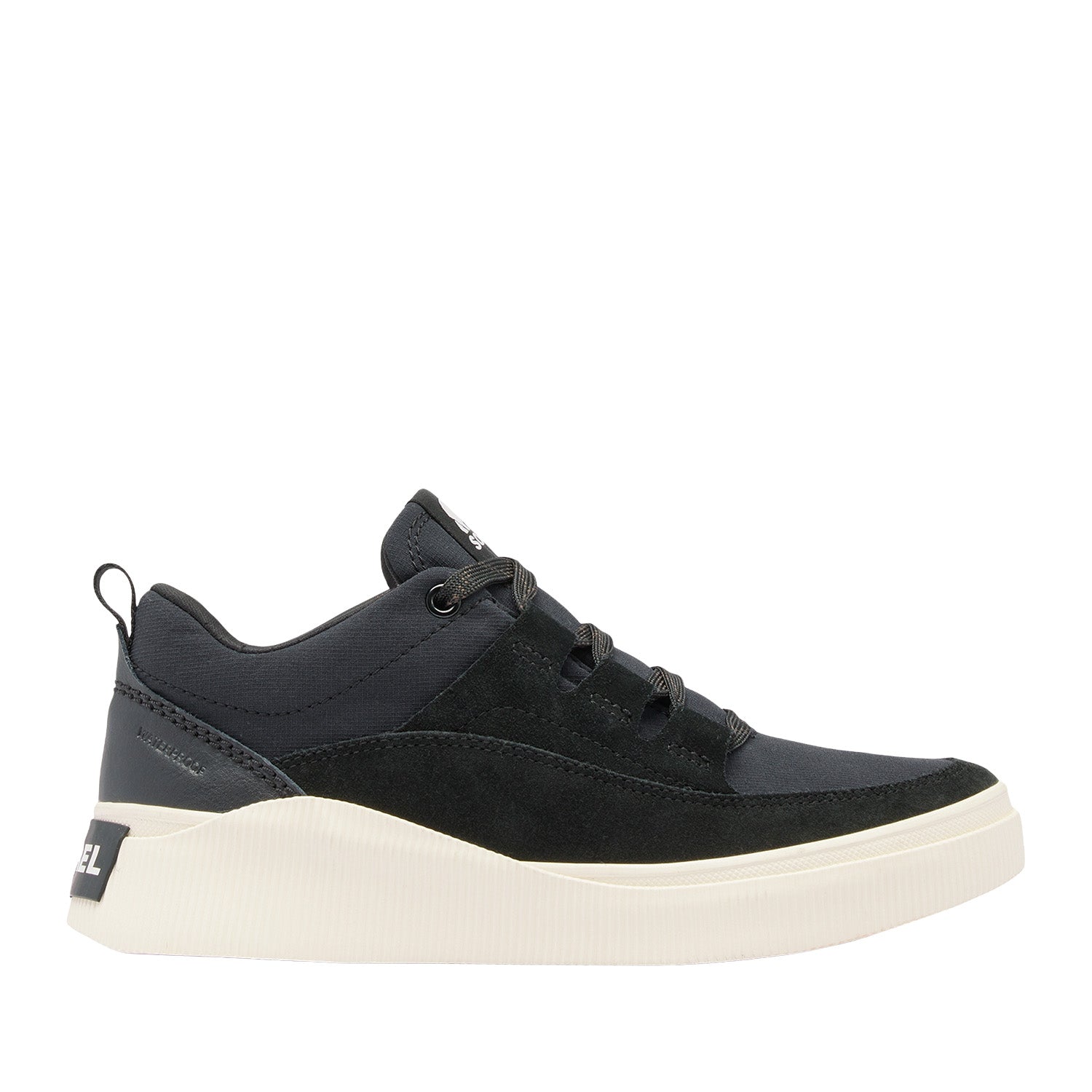 Sorel Women's Out N About IV Low Sneaker Wp in Black/Gum