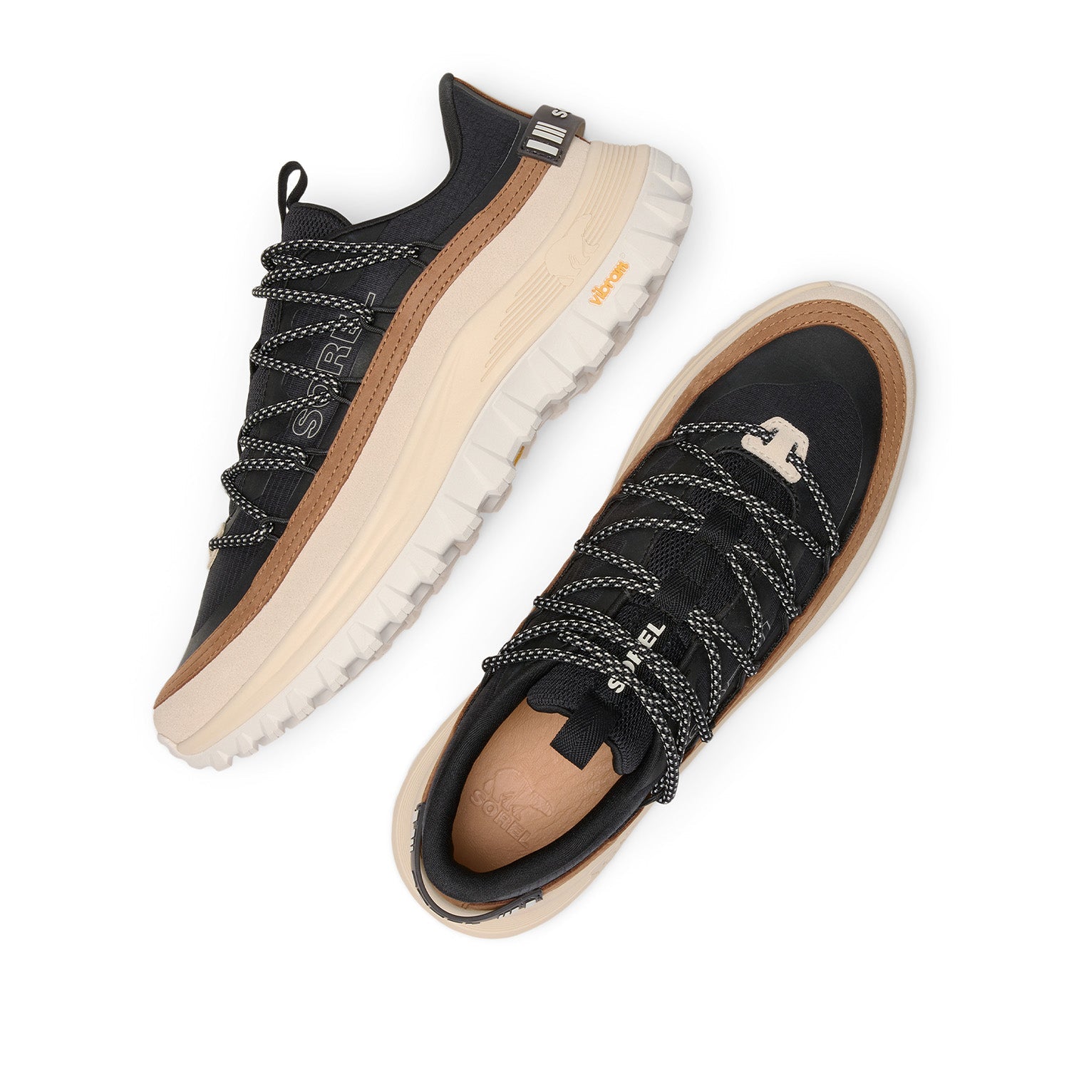 Sorel Men's Callsign Horizon Low in Black/Velvet Tan