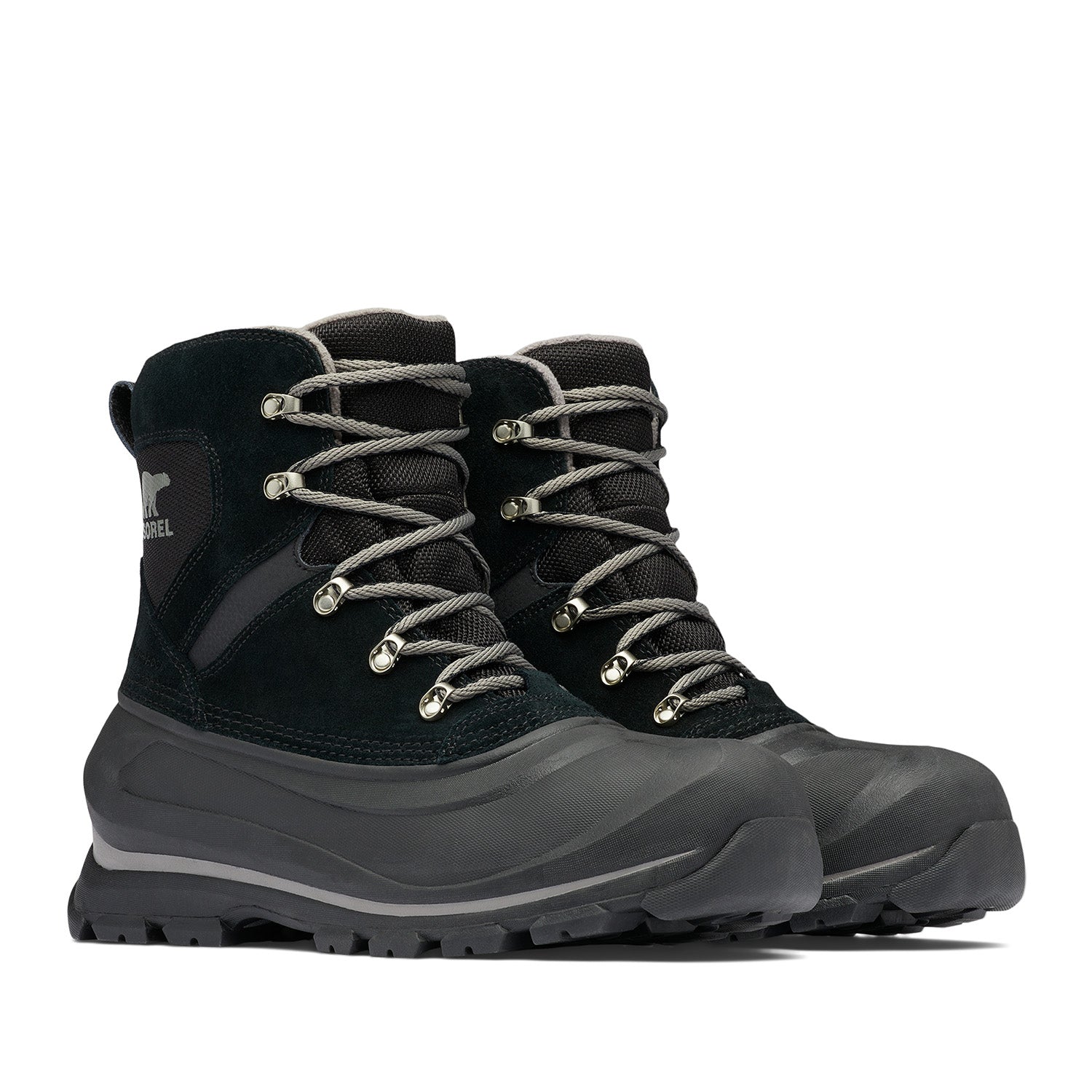 Sorel Men's Buxton Lace Boot WP in Black/Quarry