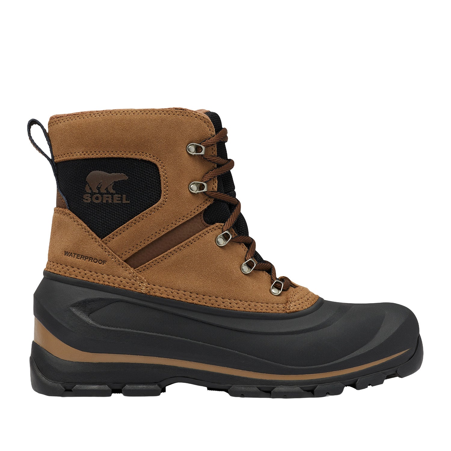 Sorel Men's Buxton Lace Boot WP in Delta/Black