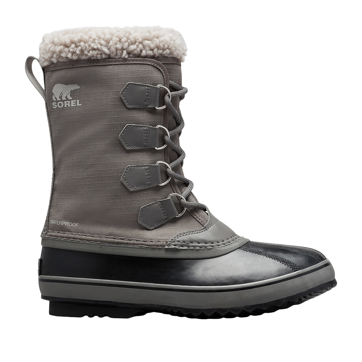 Sorel Men's 1964 Pac Nylon WP in Quarry/Dove