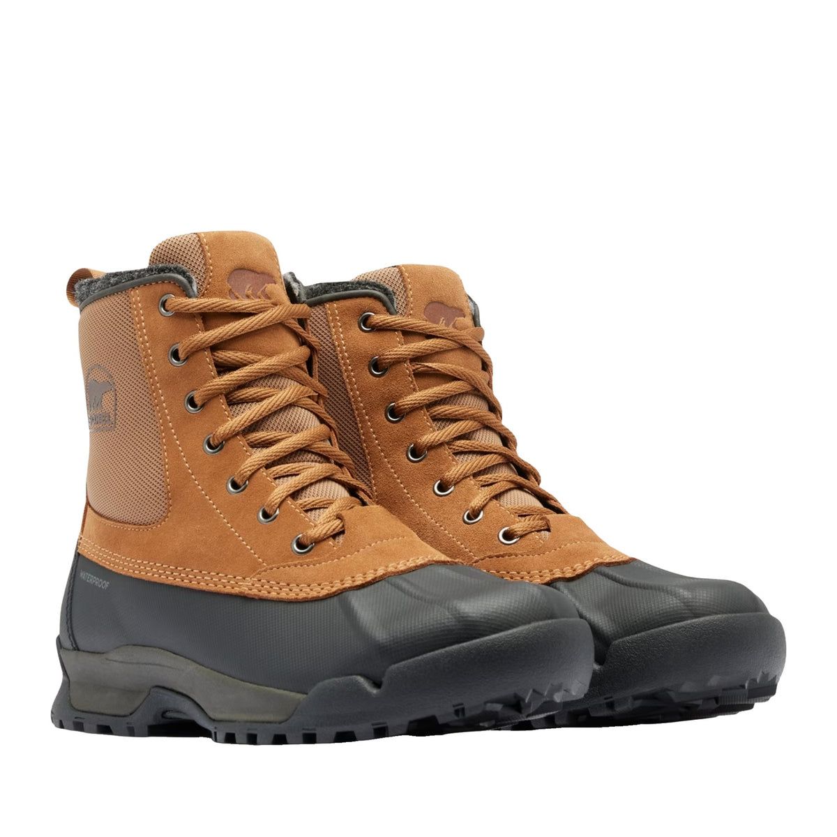 Sorel Men's Buxton Lite Lace Plus WP in Elk/Black