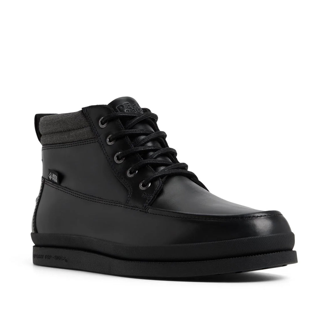 Sperry Men's Tour Mid Moccassin Boot in Black