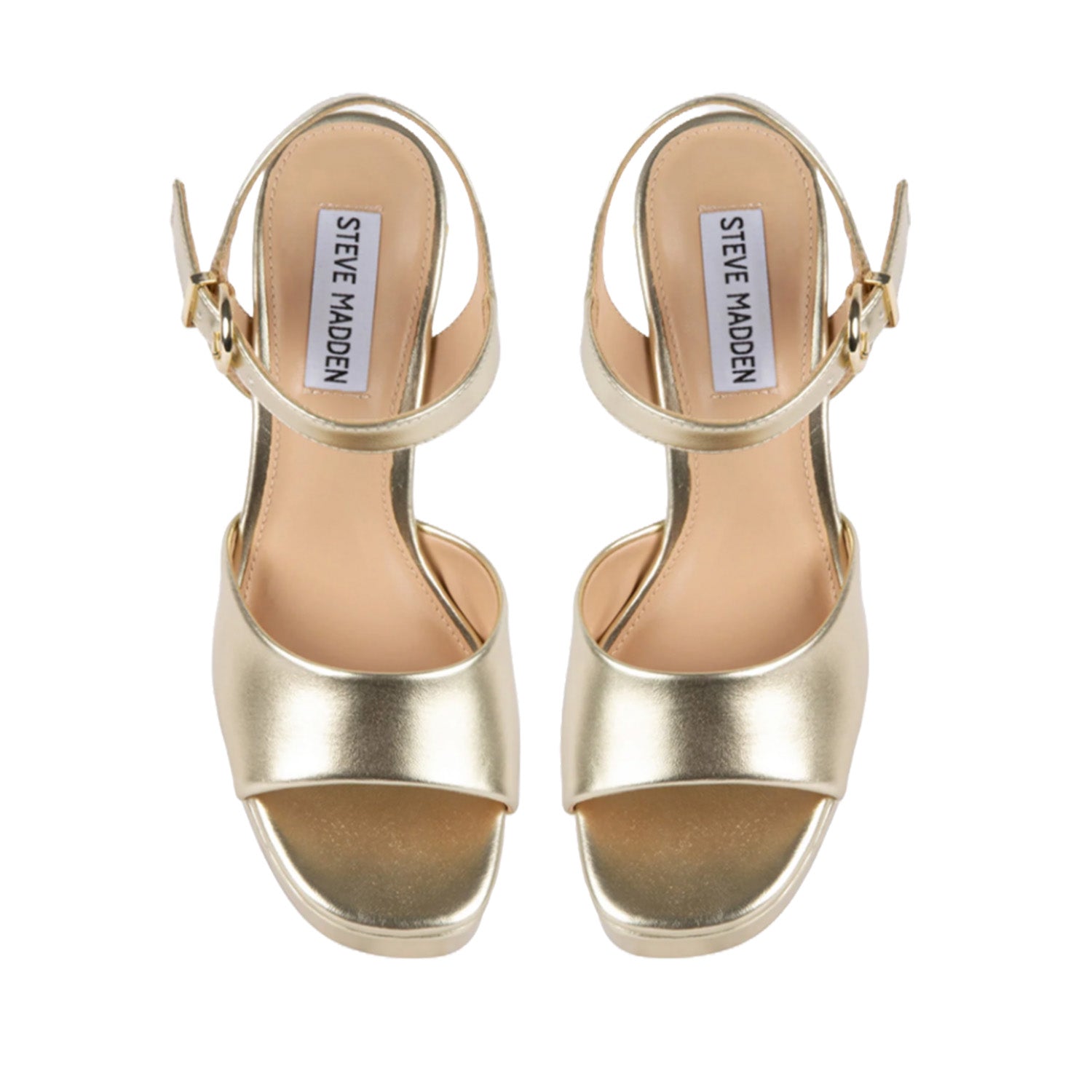 Chaussures Steve Madden Earthy pour femmes, couleur or