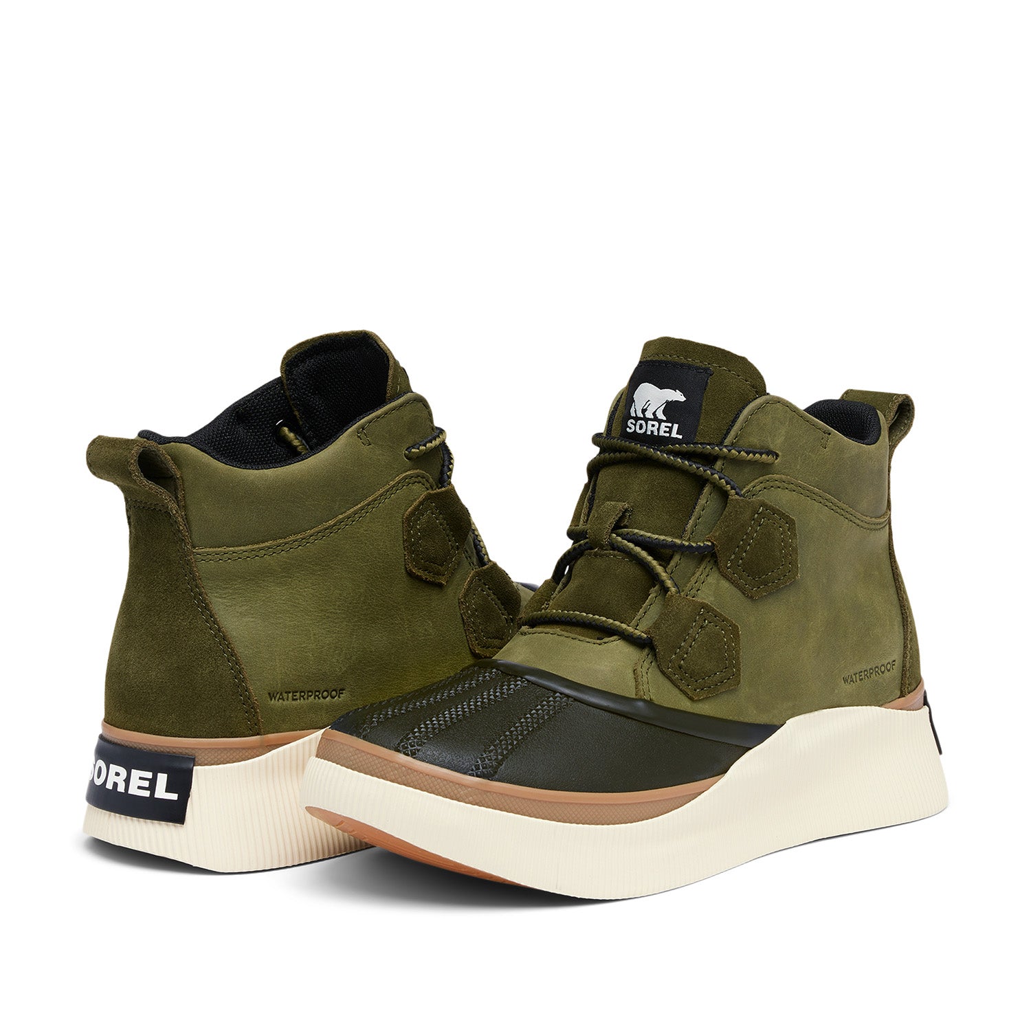 Sorel Women's Out N About IV Classic WP in Utility Green/Black