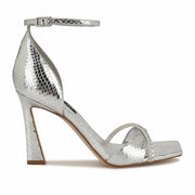 Nine West Women's Tapple3 Silver M