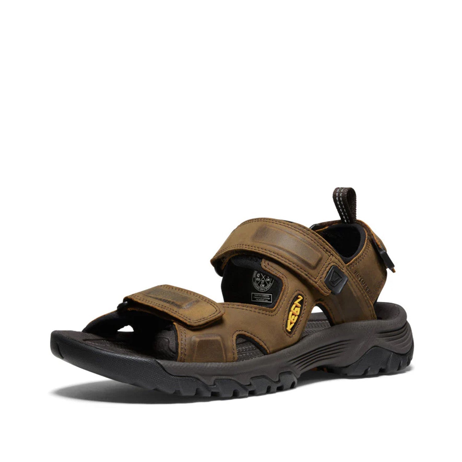 Keen Men's Targhee III Open Toe Sandal in Bison/Mulc