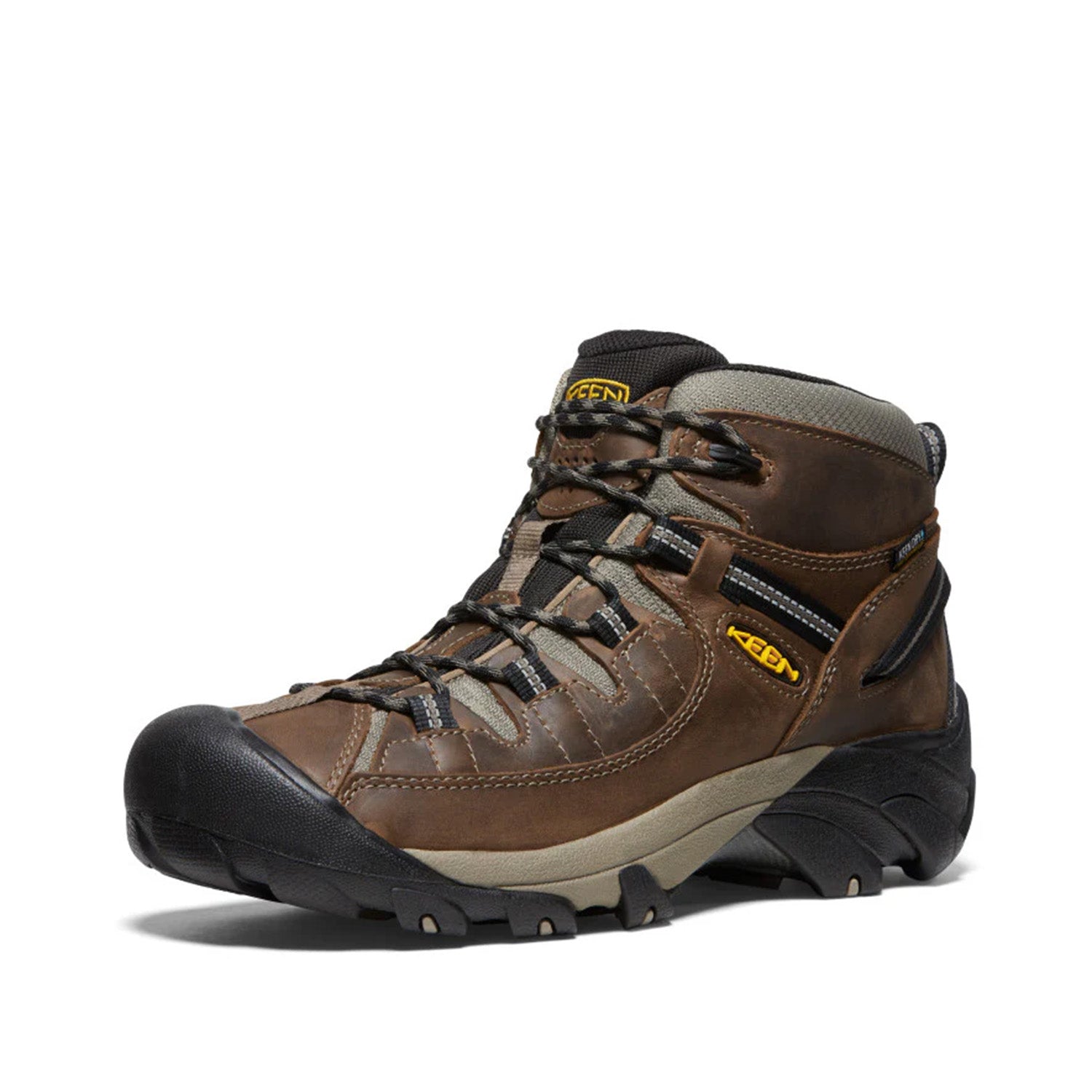 Keen Men's Targhee Ii Mid Wp in Shitake/Brin Dle