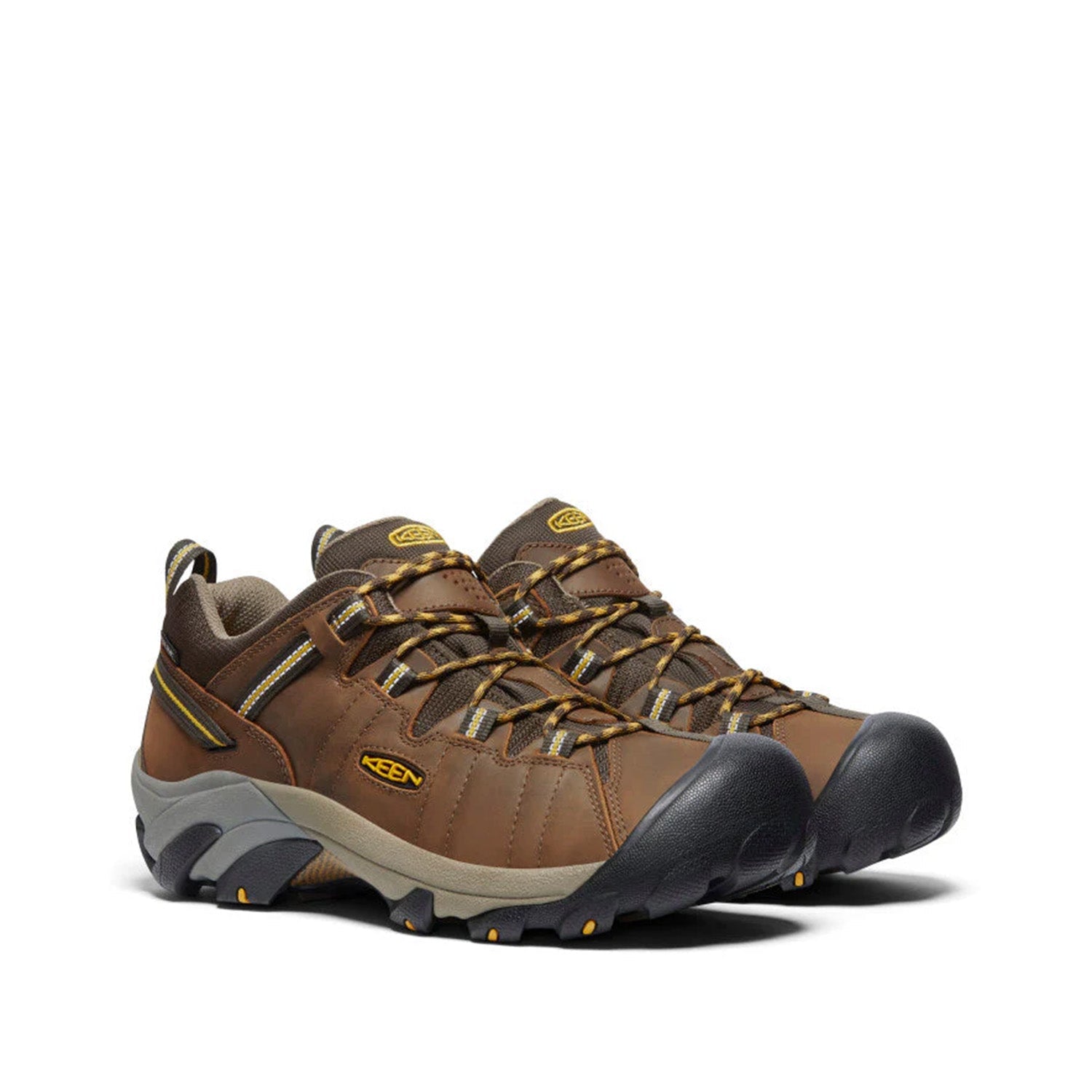 Keen Men's Targhee Ii Wp in Cascade Brown/Golden Yel