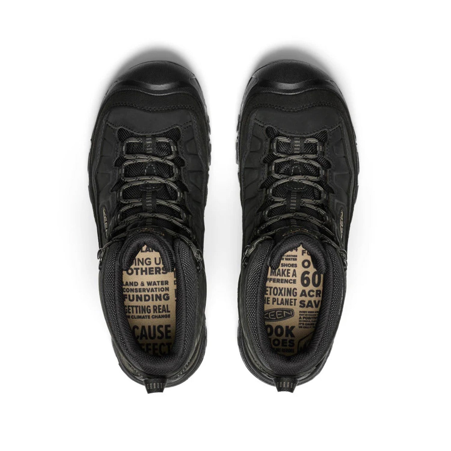 Keen Men's Targhee IV Mid Wp in Triple Black