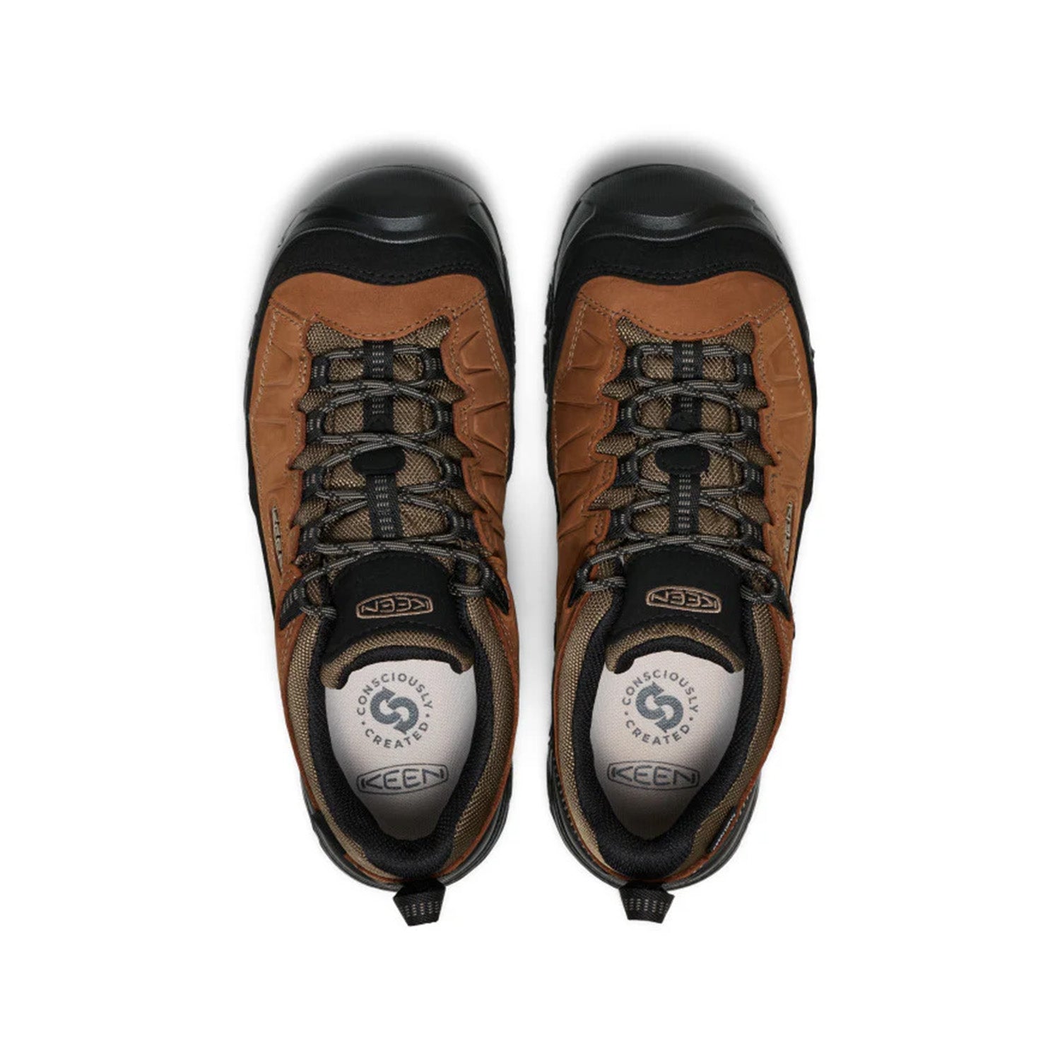 Keen Men's Targhee IV Wp in Bison/Black