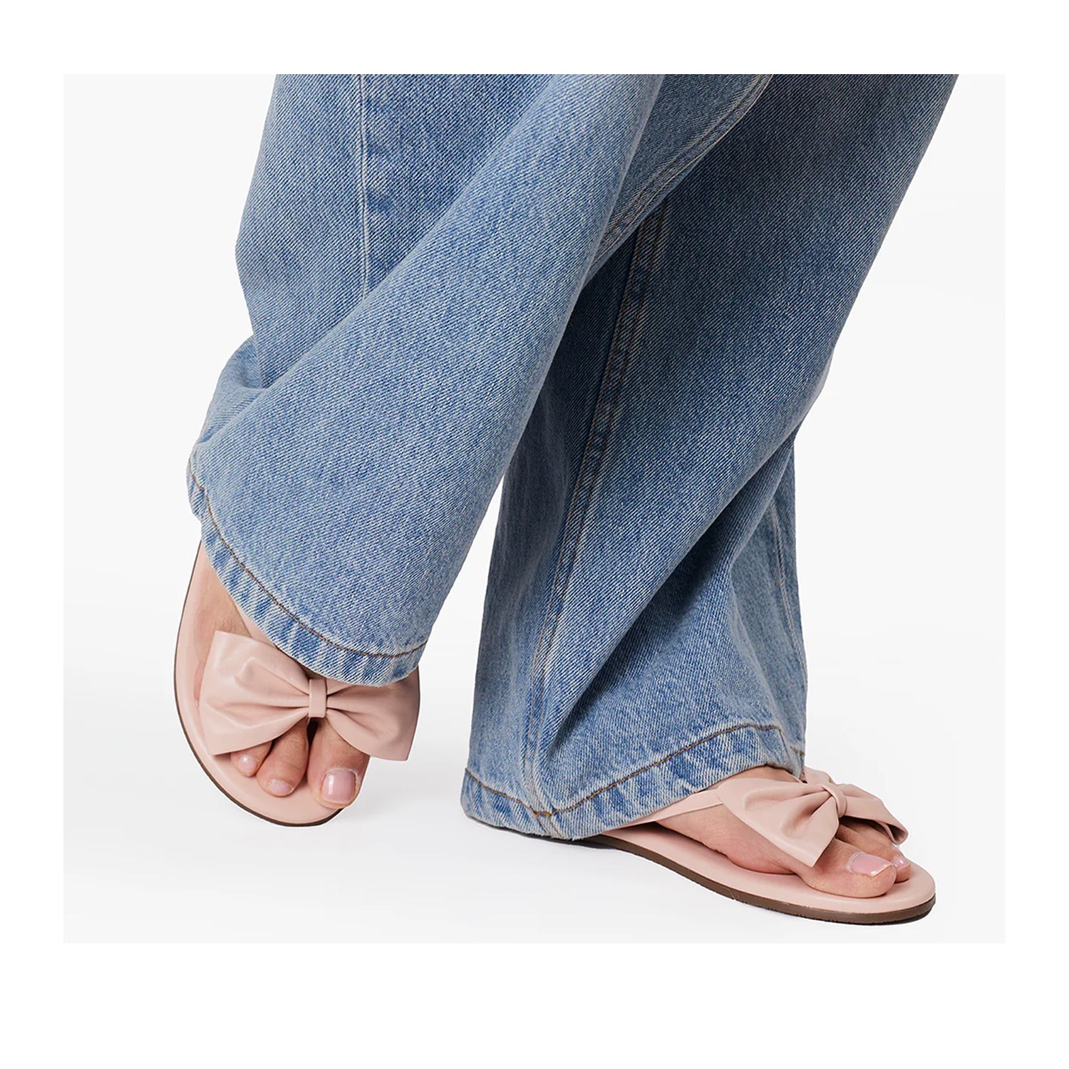 Nœud papillon surdimensionné Lily pour femme de TKEES, couleur rose ballerine