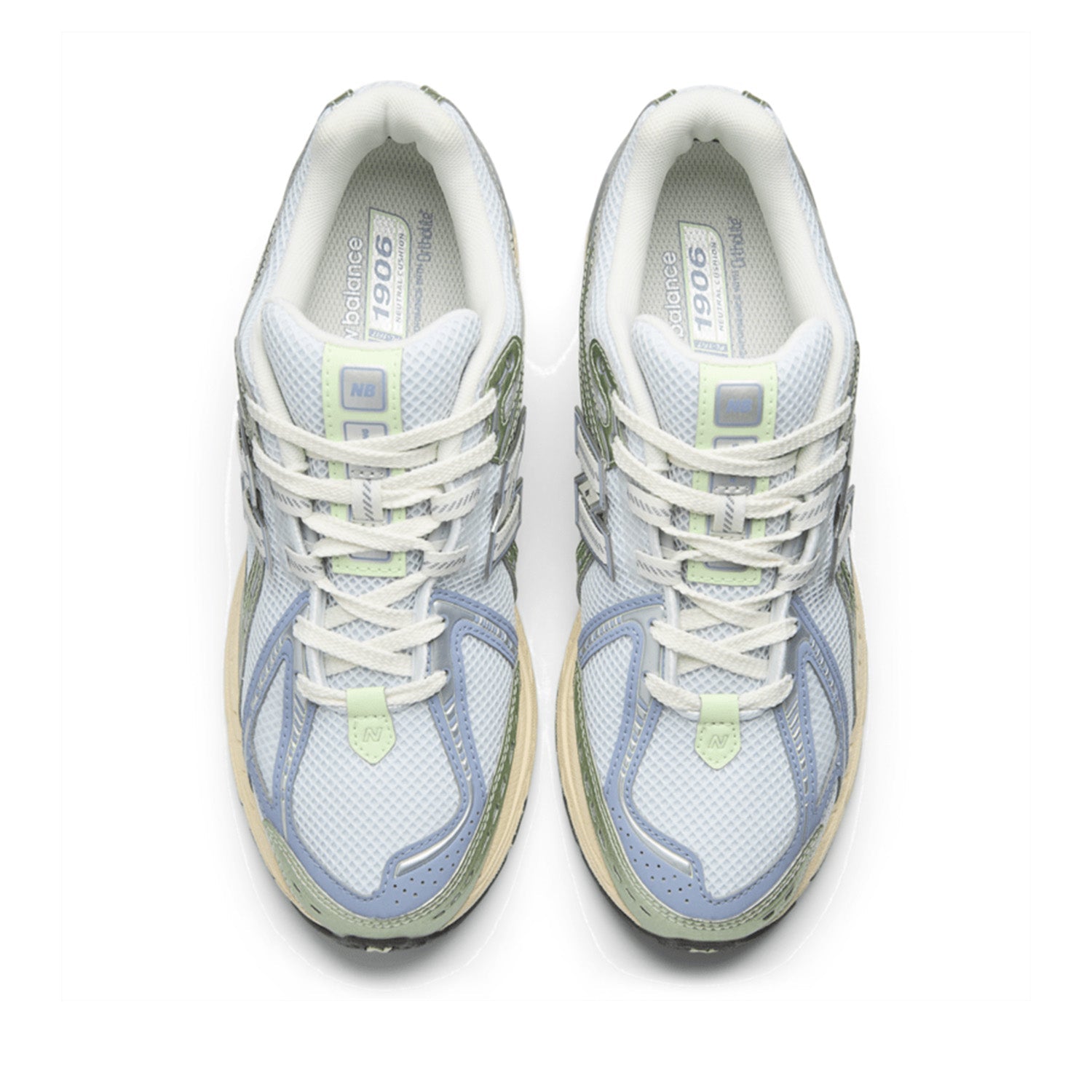 New Balance Unisex in 1906 in Ice Blue with Melon Water and Dusk Shower