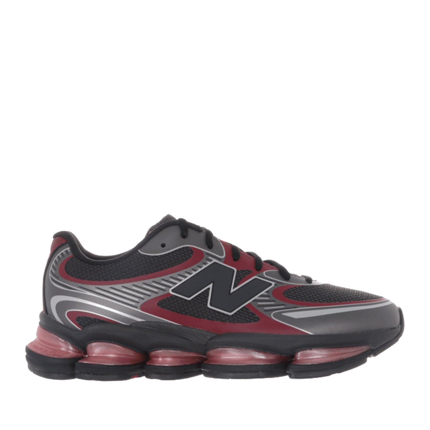New Balance Unisex Lunar New Year ABZORB 2000 in Black Cement/Podium Red