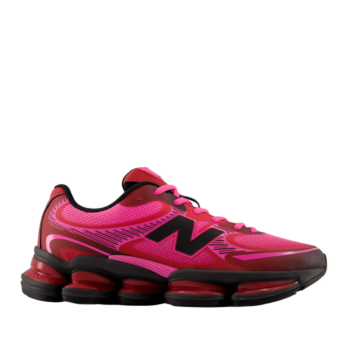 New Balance Unisex Lunar New Year ABZORB 2000 in Pink Heat/Shadow Red/Faded Black