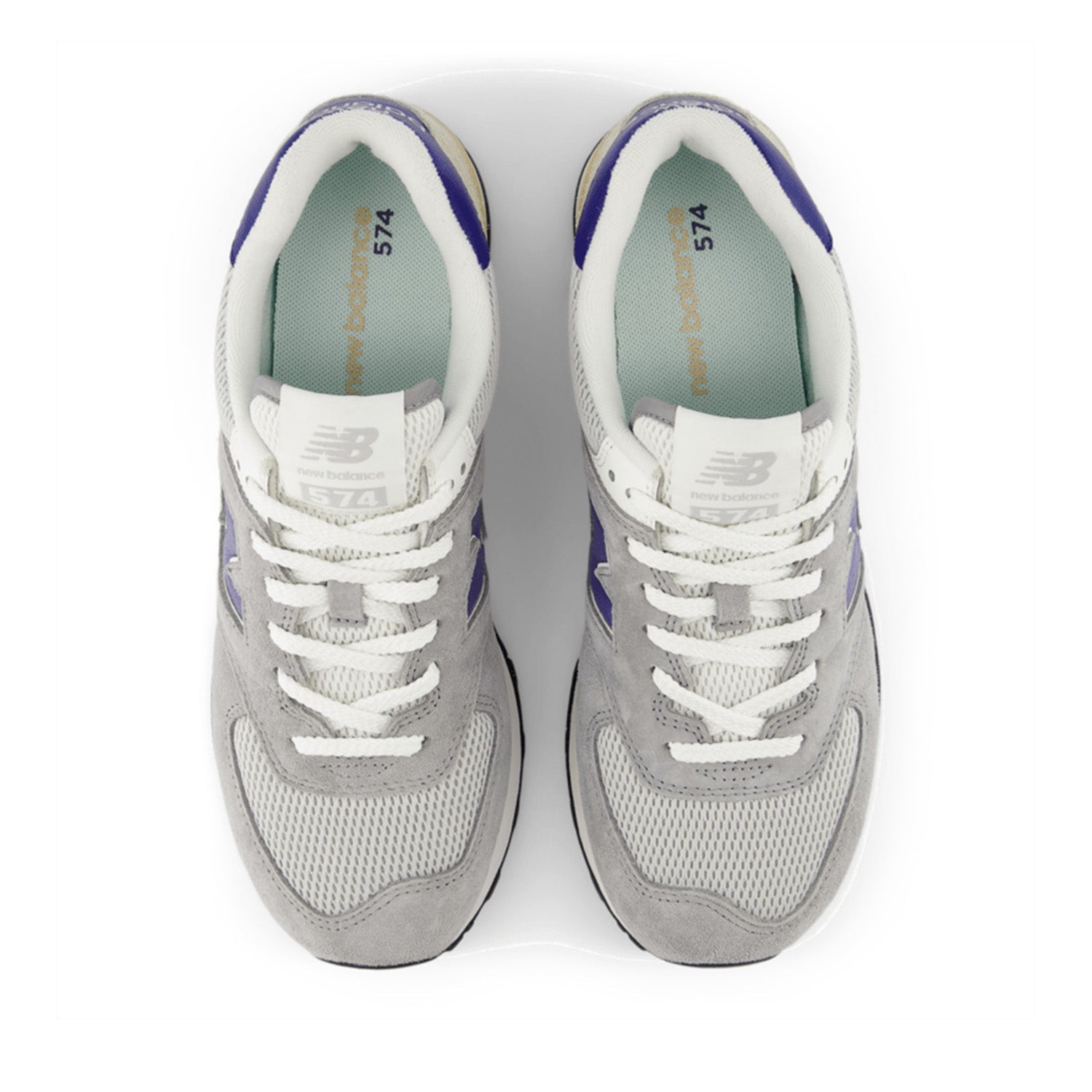 New Balance Unisex 574 in Slate Grey with Rain Cloud