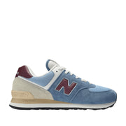 New Balance Unisex 574 in Shoreline Blue with Stillwater