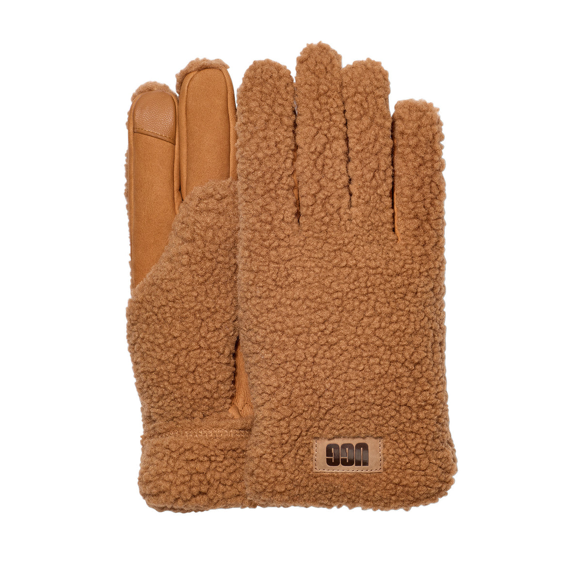 UGG Men's UGGfluff Glove in Chestnut