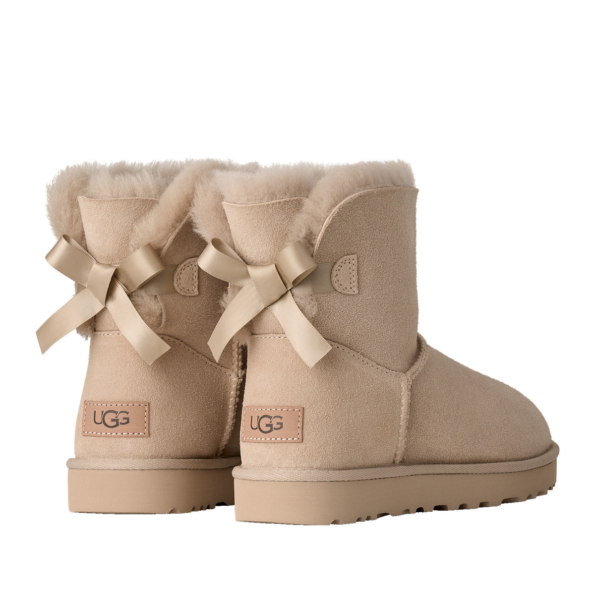 UGG Women's Mini Bailey Bow II in Moonlight