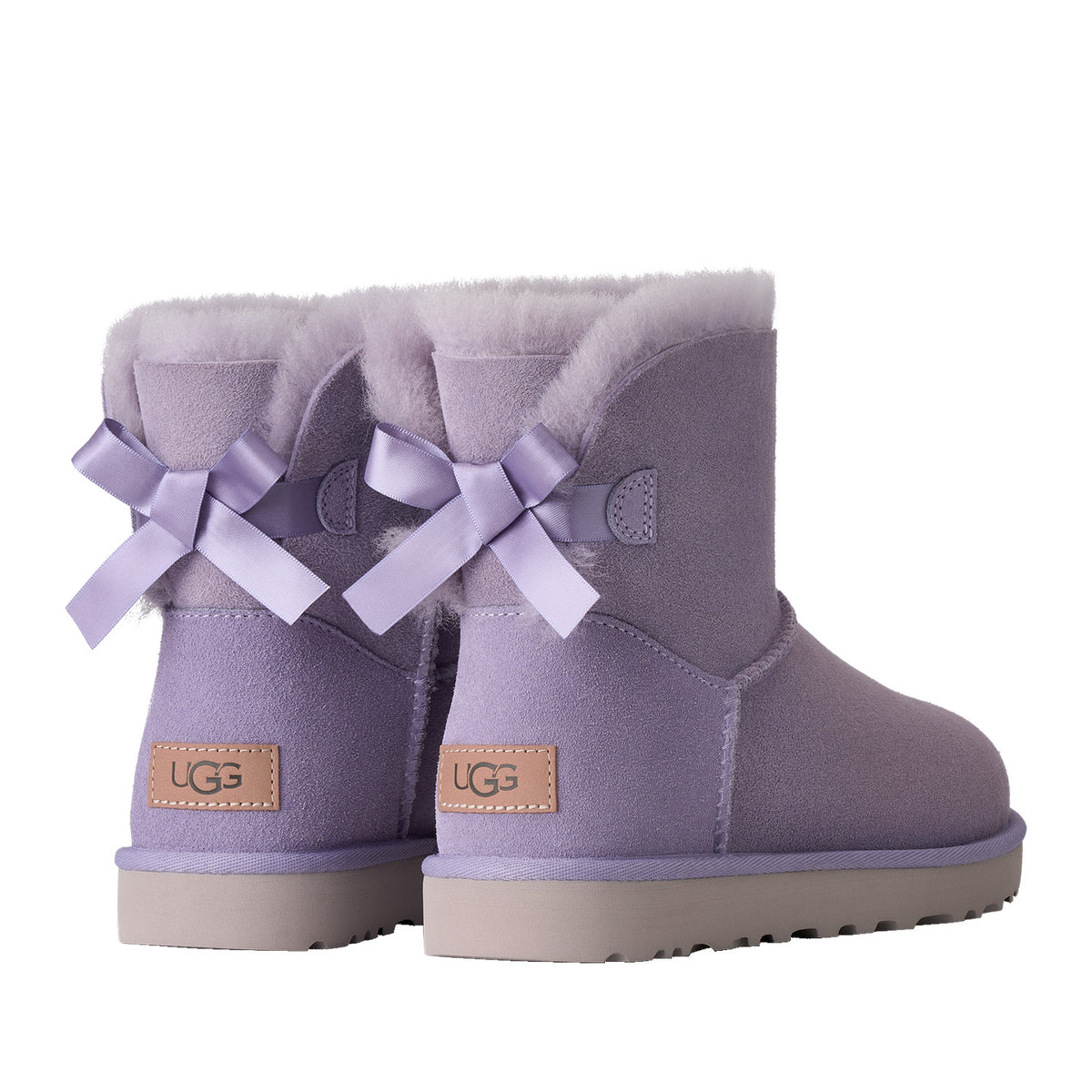 UGG Women's Mini Bailey Bow II in Warm Lilac
