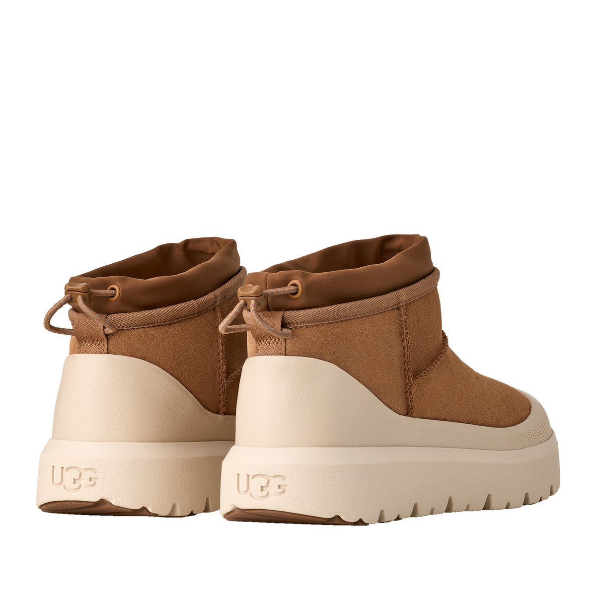 UGG Men's Classic Ultra Mini Weather Hybrid in Chestnut/Whitecap