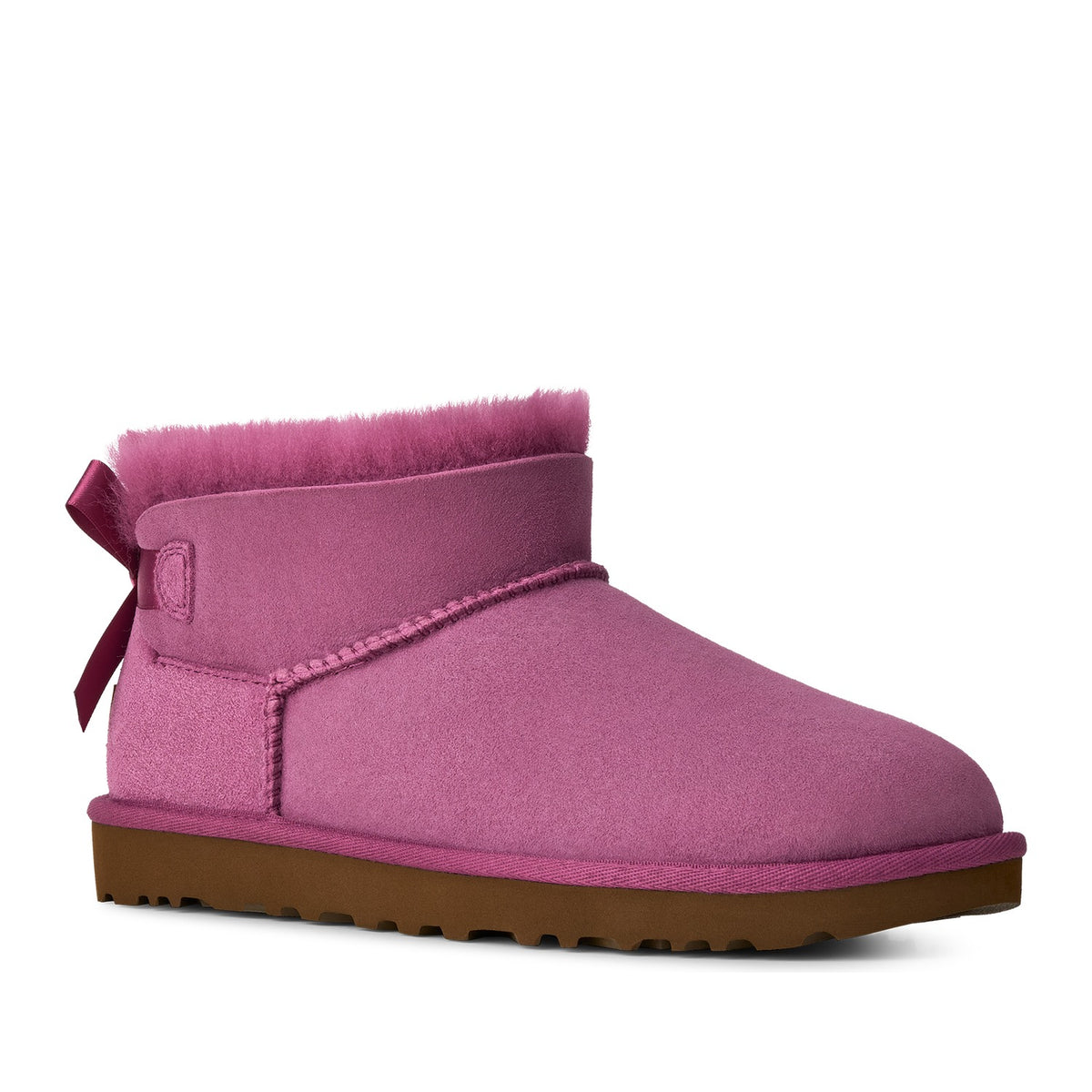 Ugg Women's Ultra Mini Bailey Bow in Dark Winterberry