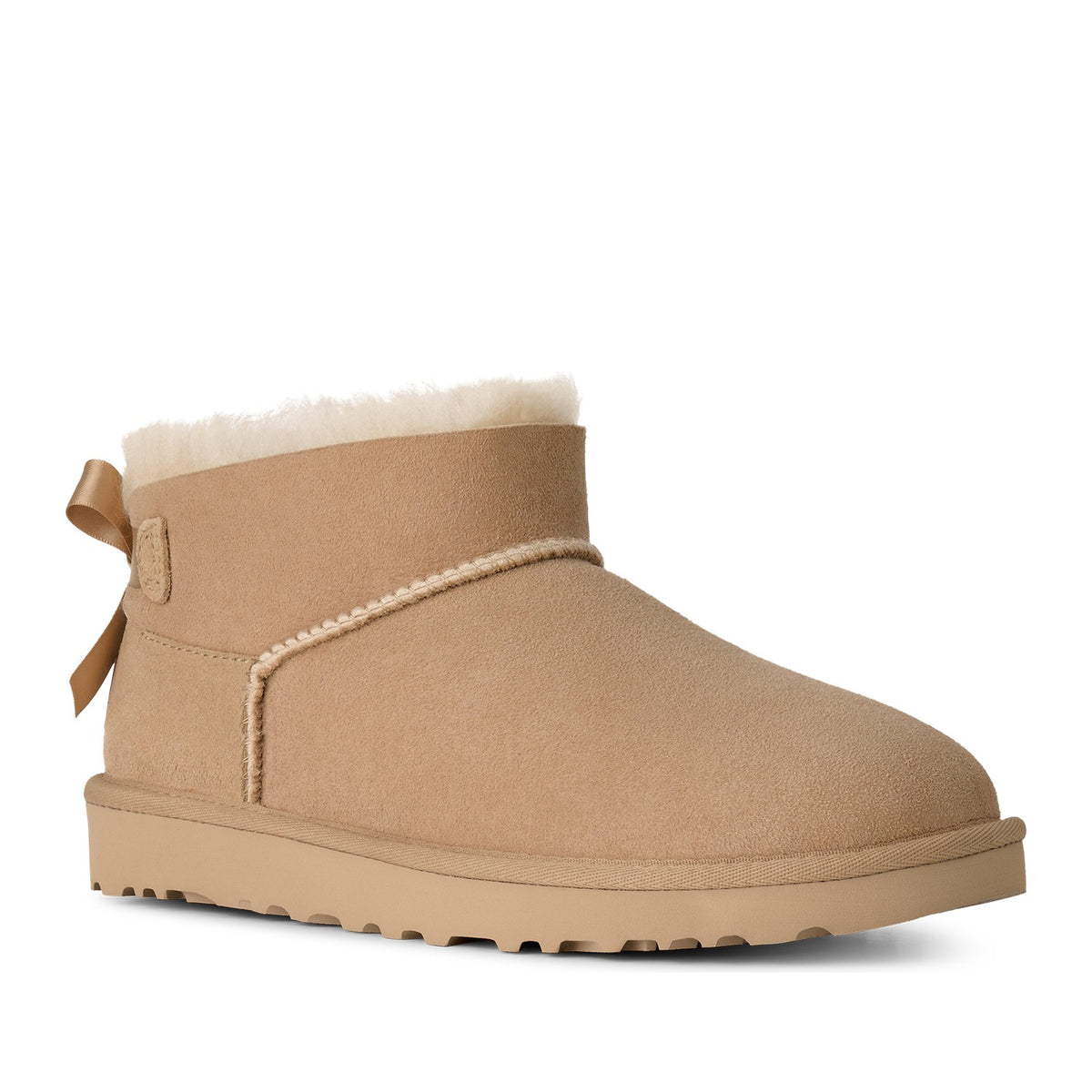 Ugg Women's Ultra Mini Bailey Bow in Sand