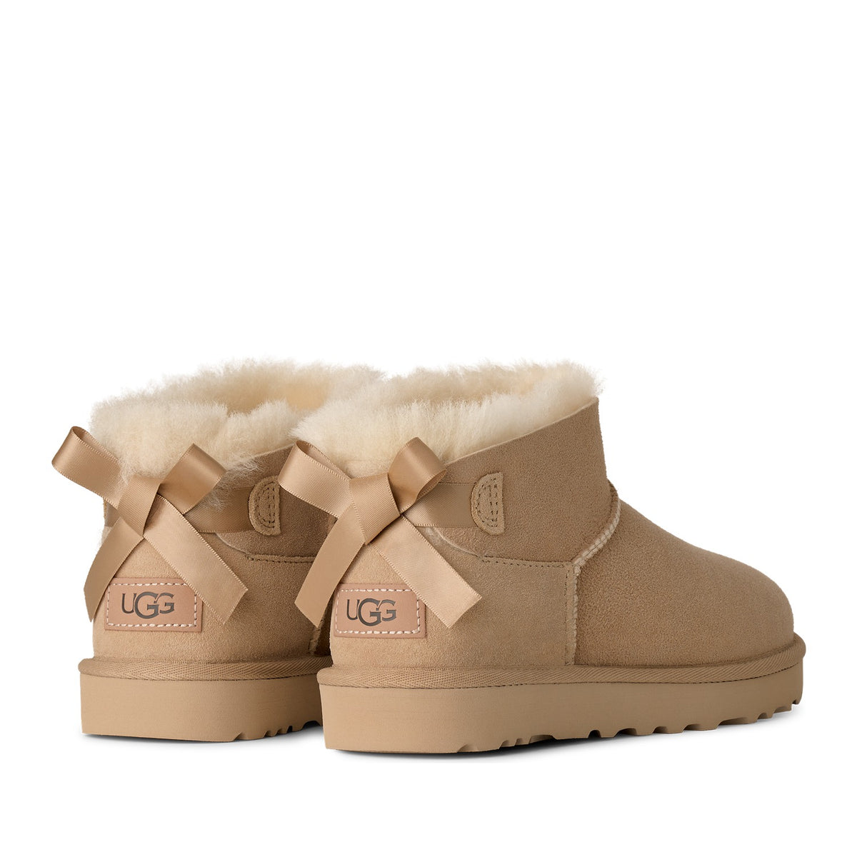 Ugg Women's Ultra Mini Bailey Bow in Sand