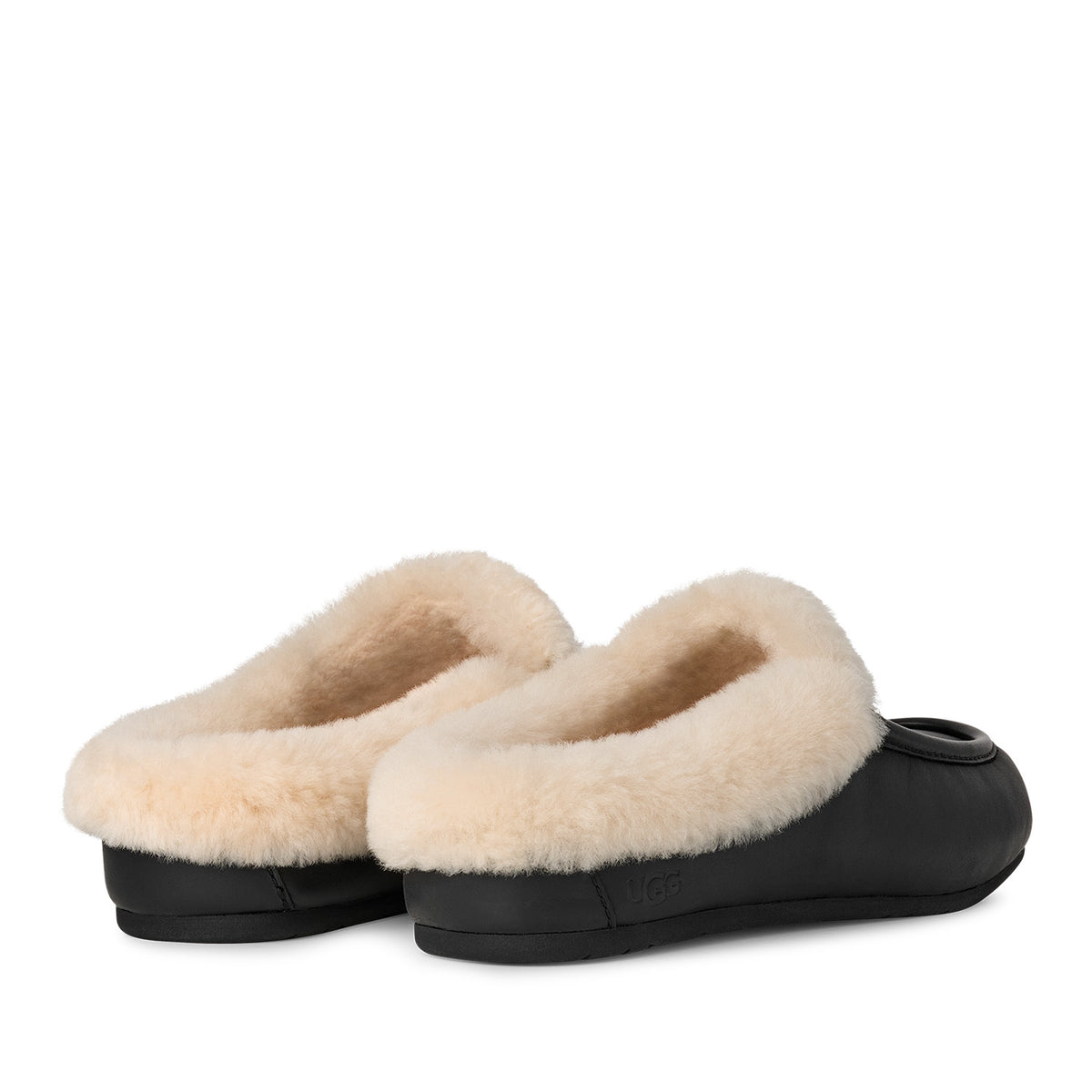 UGG Women's Ansley Mule Leather in Black