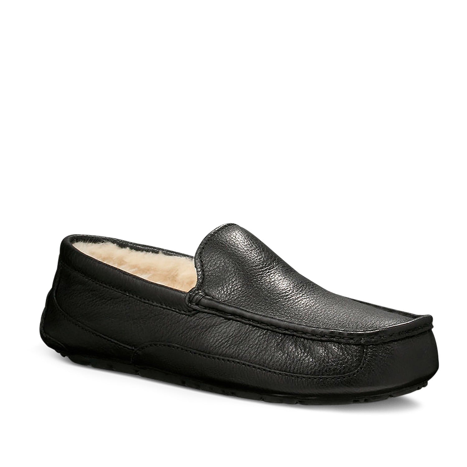 UGG Men's Ascot in in Black Leather