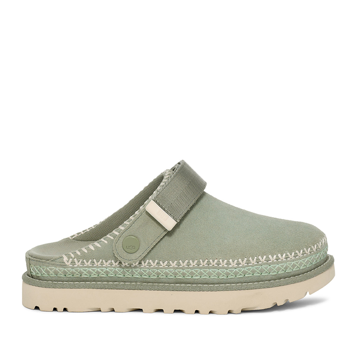 UGG Women's Goldenstar Meadow Accent Clog in Artichoke