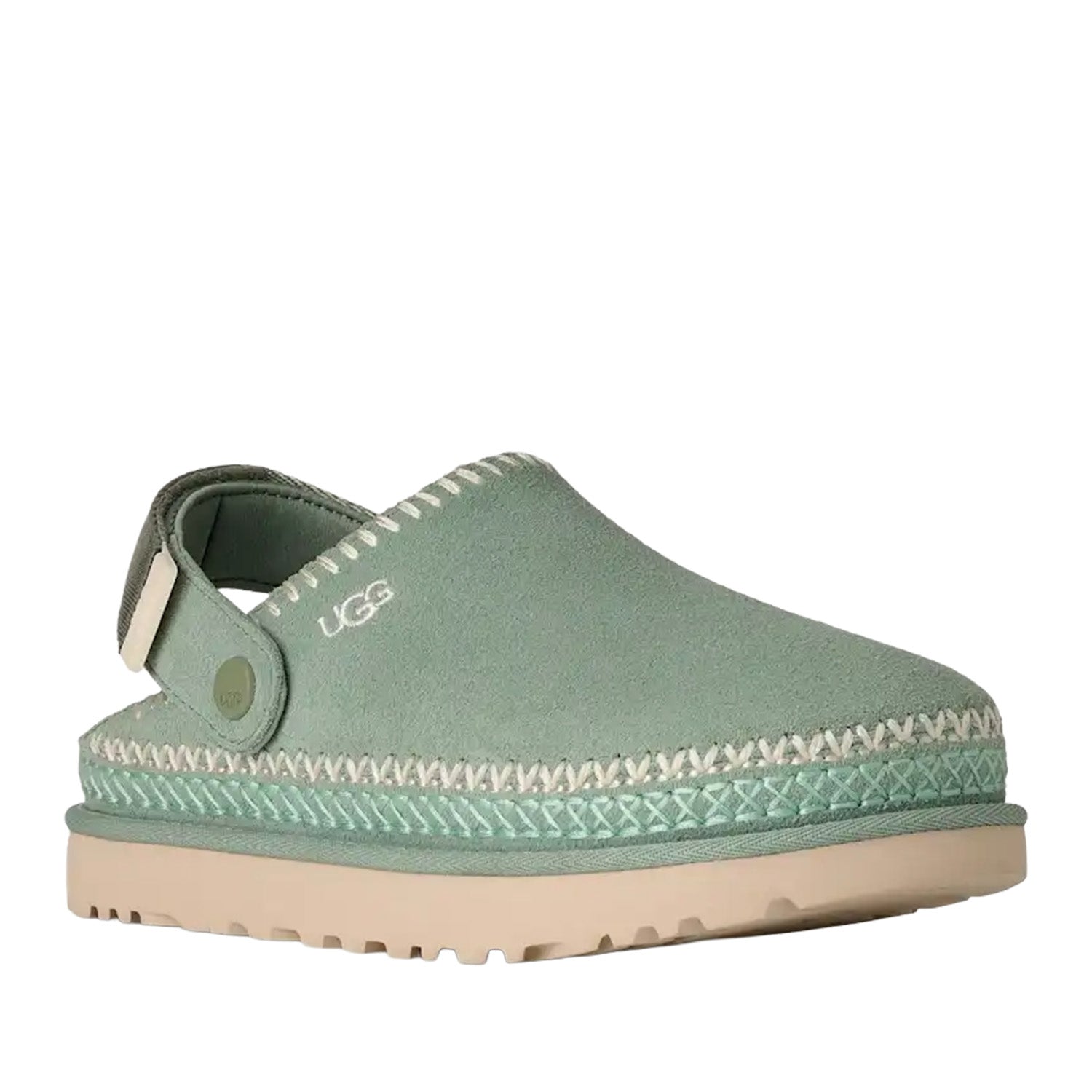 Ugg Women's Goldenstar Meadow Accent Clog in Artichoke