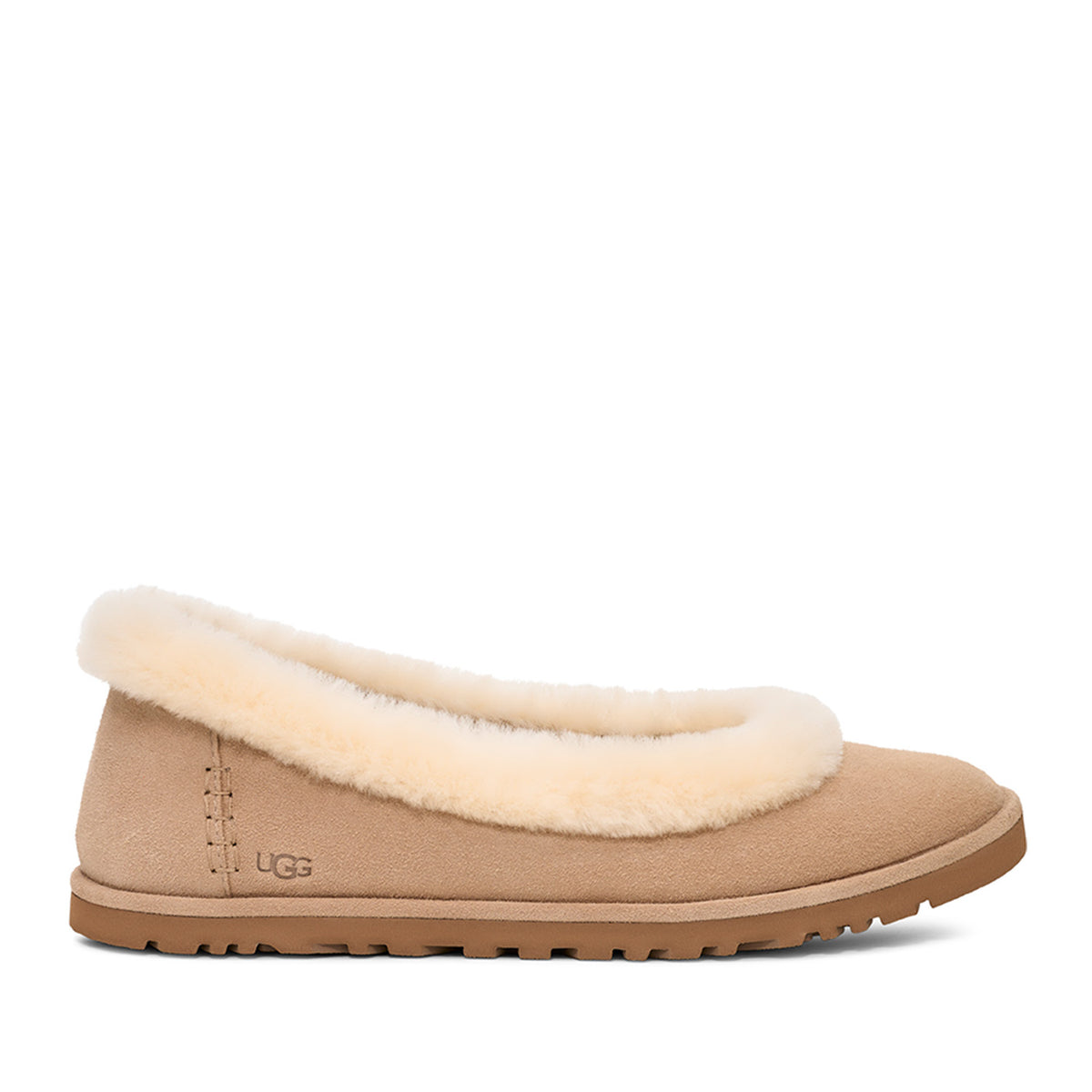 Ugg Women's Zora Ballet Flat in Sand