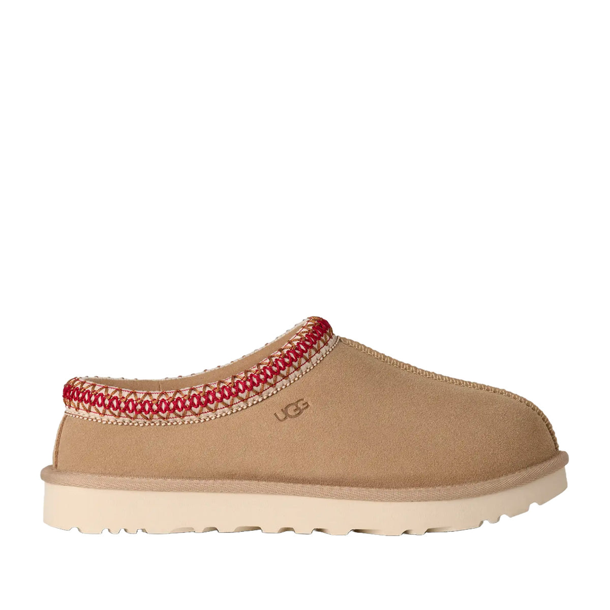 UGG Women's Tasman II in Sand / Dark Cherry