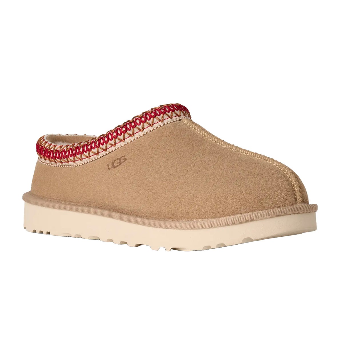 UGG Women's Tasman II in Sand / Dark Cherry