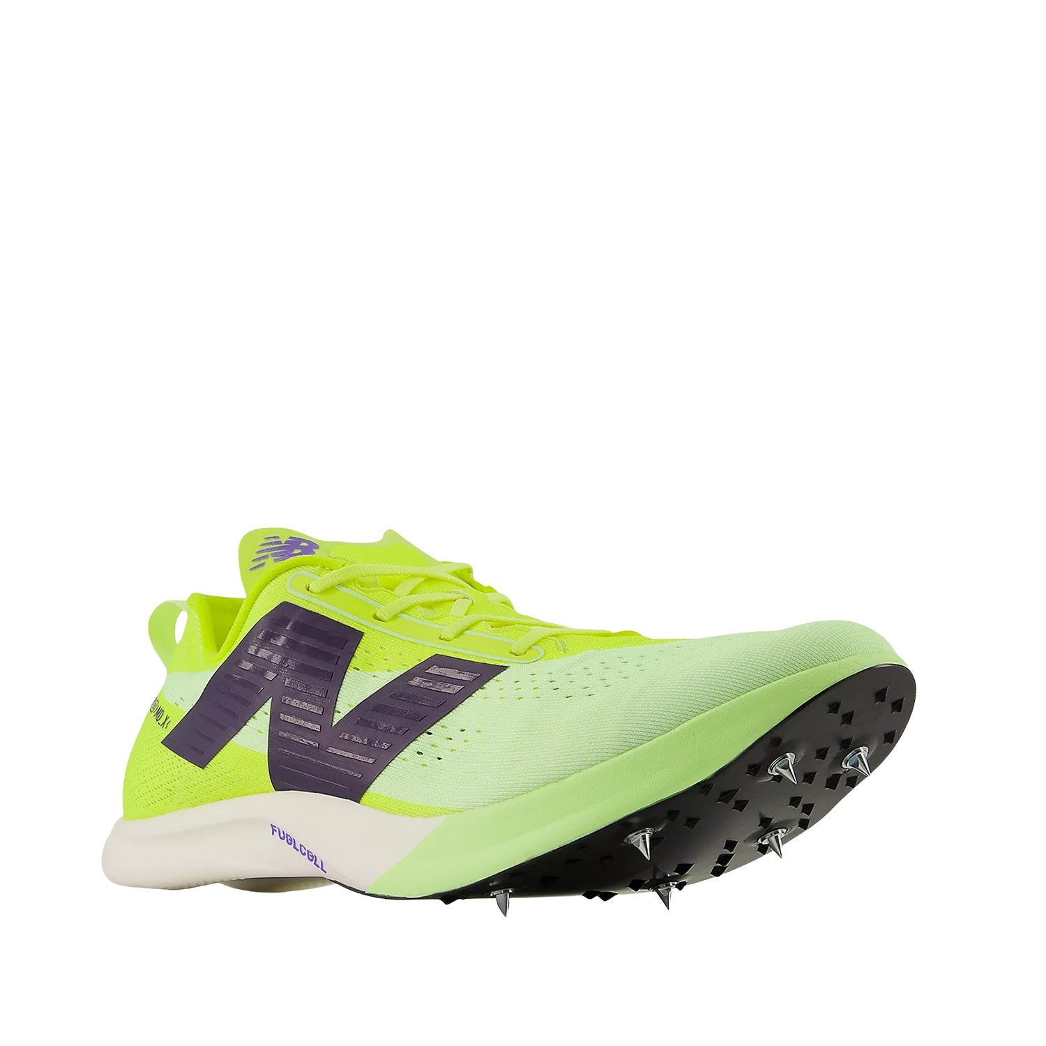 New Balance Unisex FuelCell SuperComp MD-X v3 in Alkaline Green/Afterglow/Boysenberry