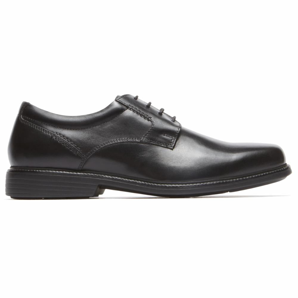 Rockport  Men's Charles Road Plaintoe Black W