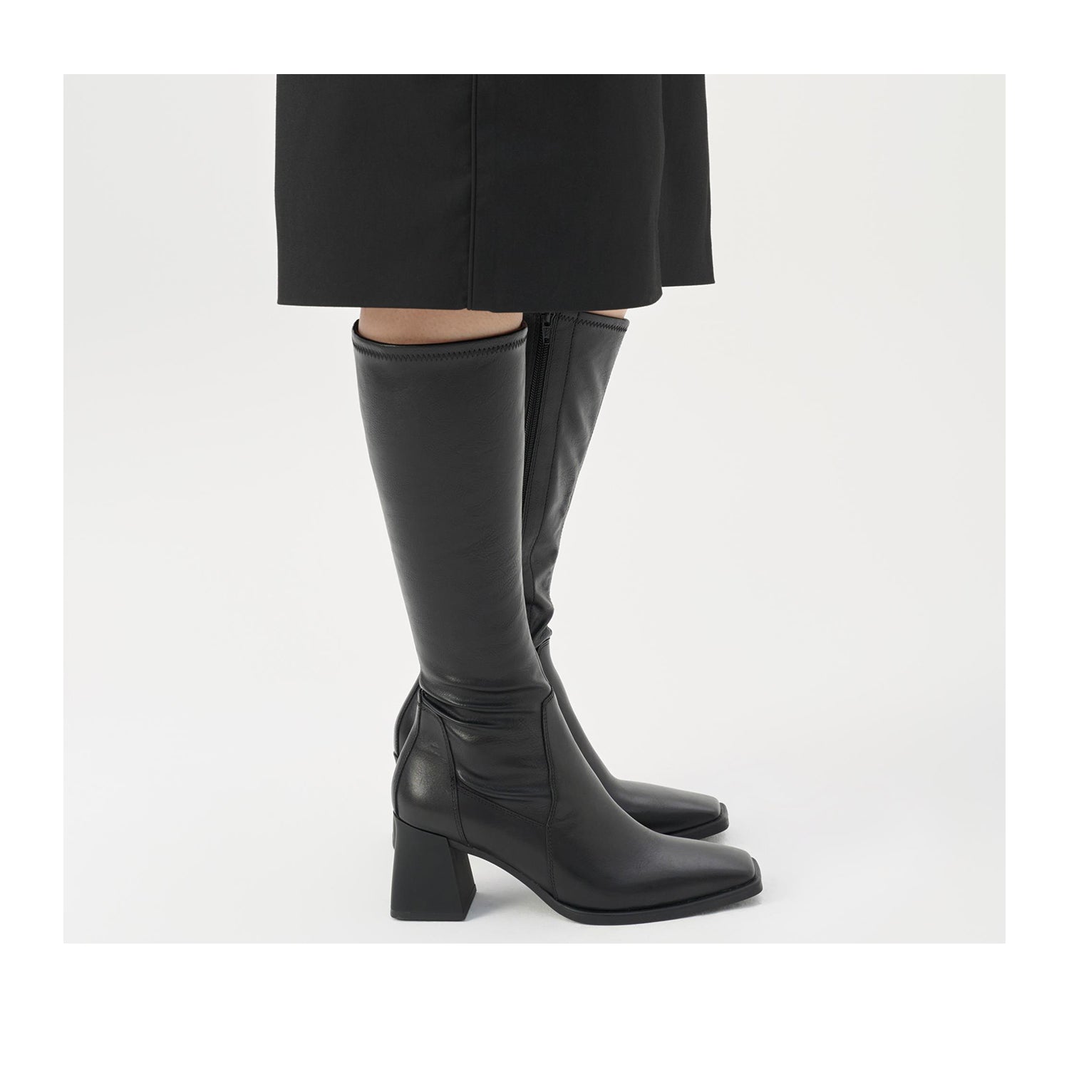 Bottes Hedda pour femme de Vagabond, mollet étroit, couleur noire