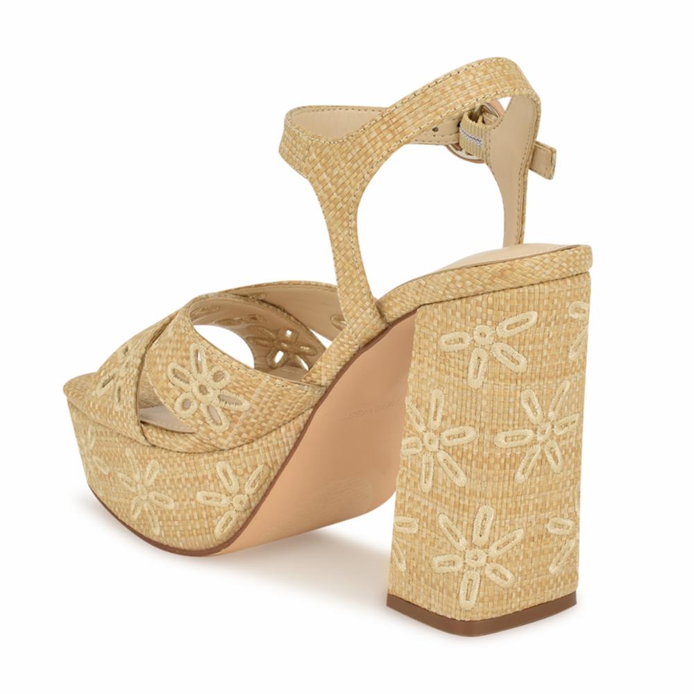 Nine West Vallena2 Nude M pour femmes