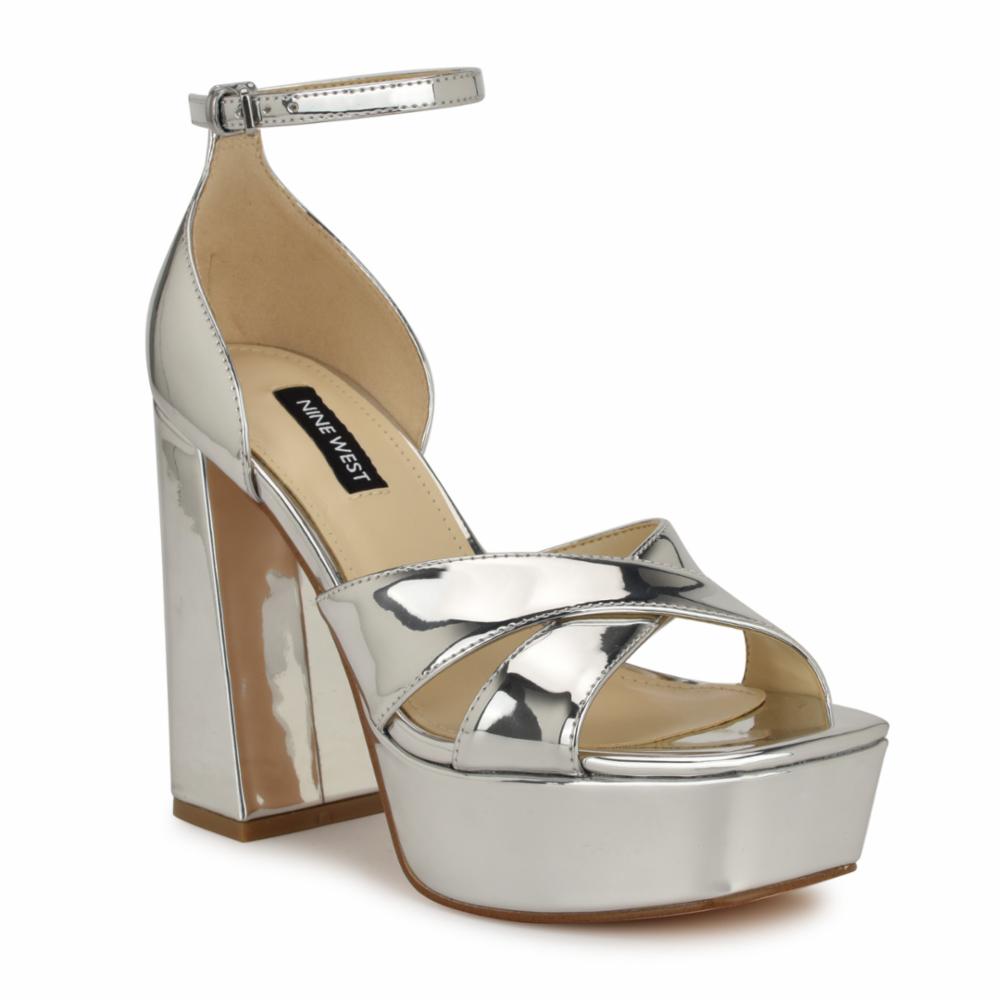 Nine West Vicky3 Argent M pour femme