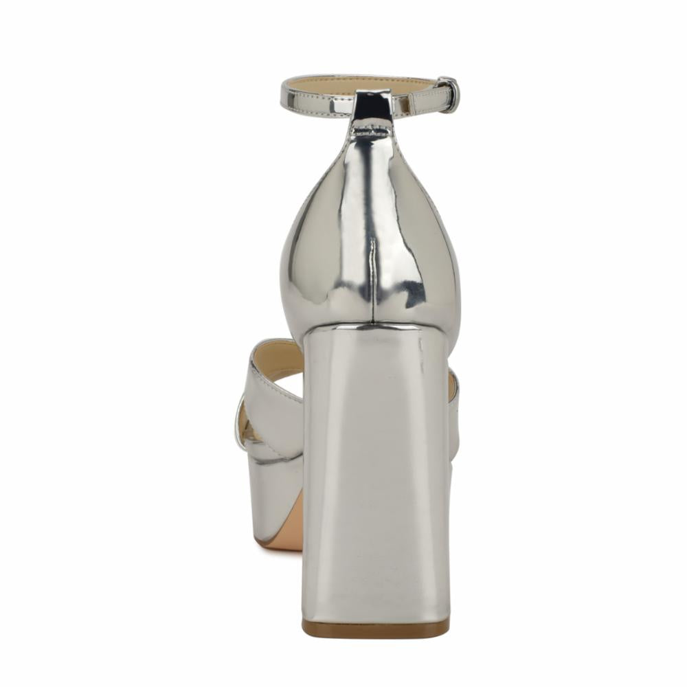 Nine West Vicky3 Argent M pour femme