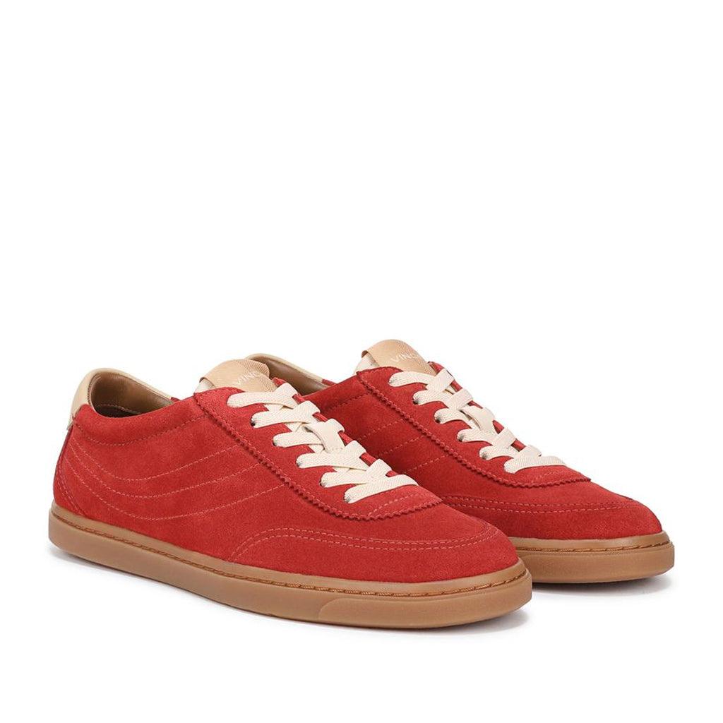 Vince. Women's Palm Trainer in Poppy Red
