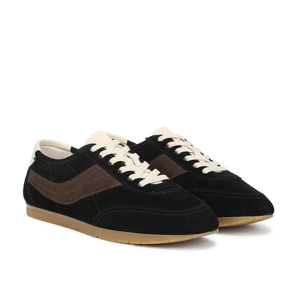 Vince. Women's La Runner-W in Black/Dark Mocha