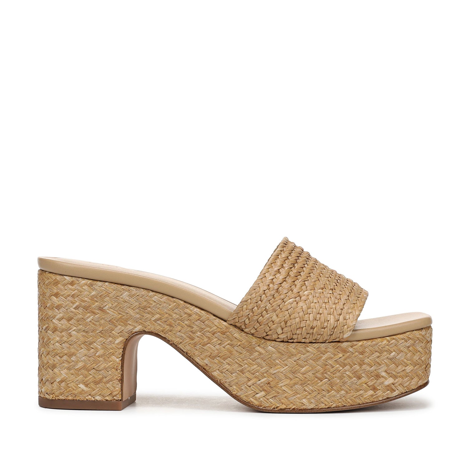 Vince. Women's Clarita Raffia in Dark Wheat