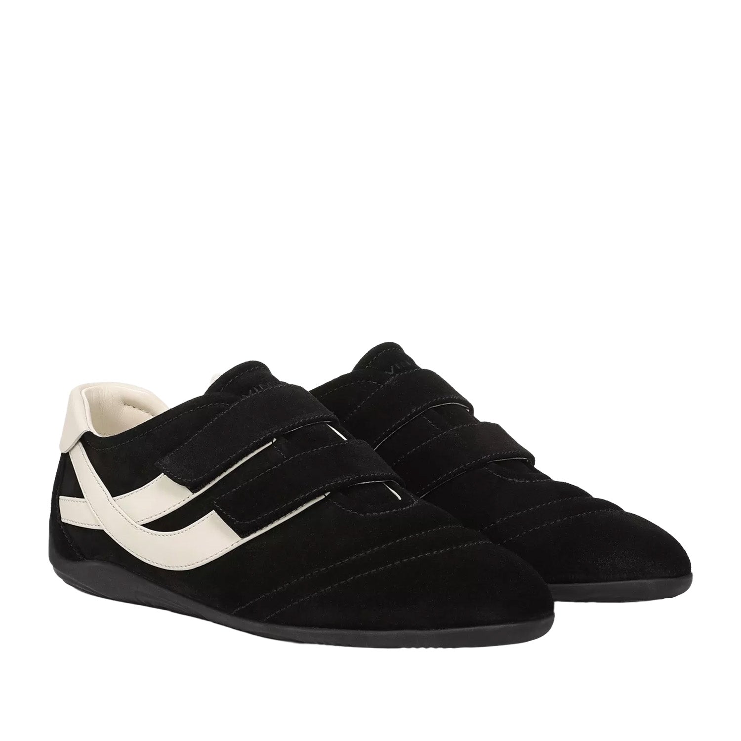 Vince. Women's Sonic Trainer in Black/Flax