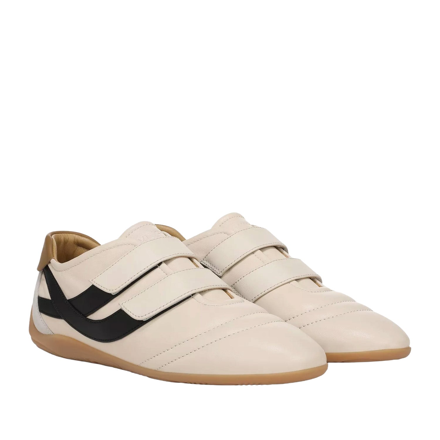 Vince. Women's Sonic Trainer in Flax/Black