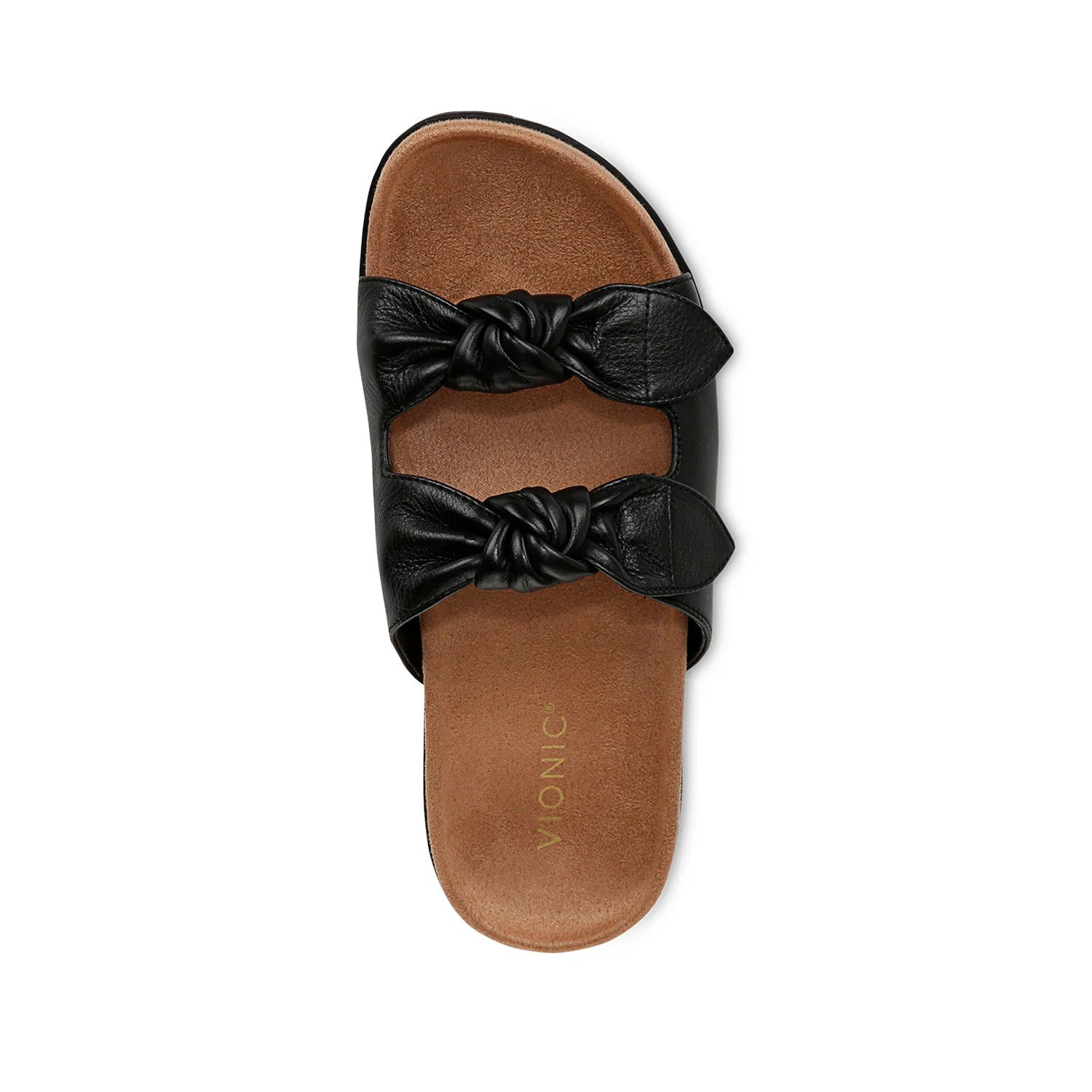 Vionic Women's Elara Slide Sandal in Black