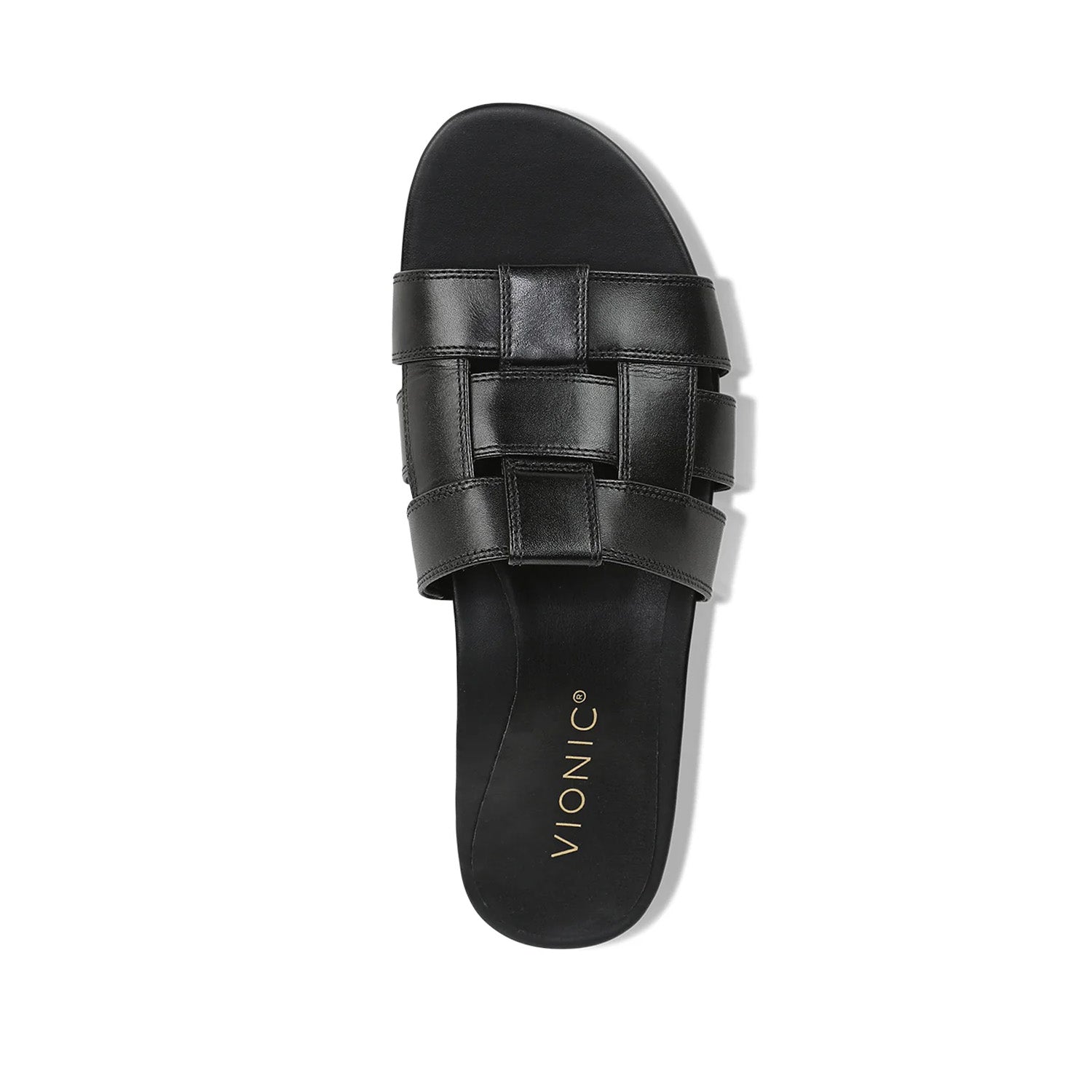 Vionic Women's Glendora Side Sandal in Black