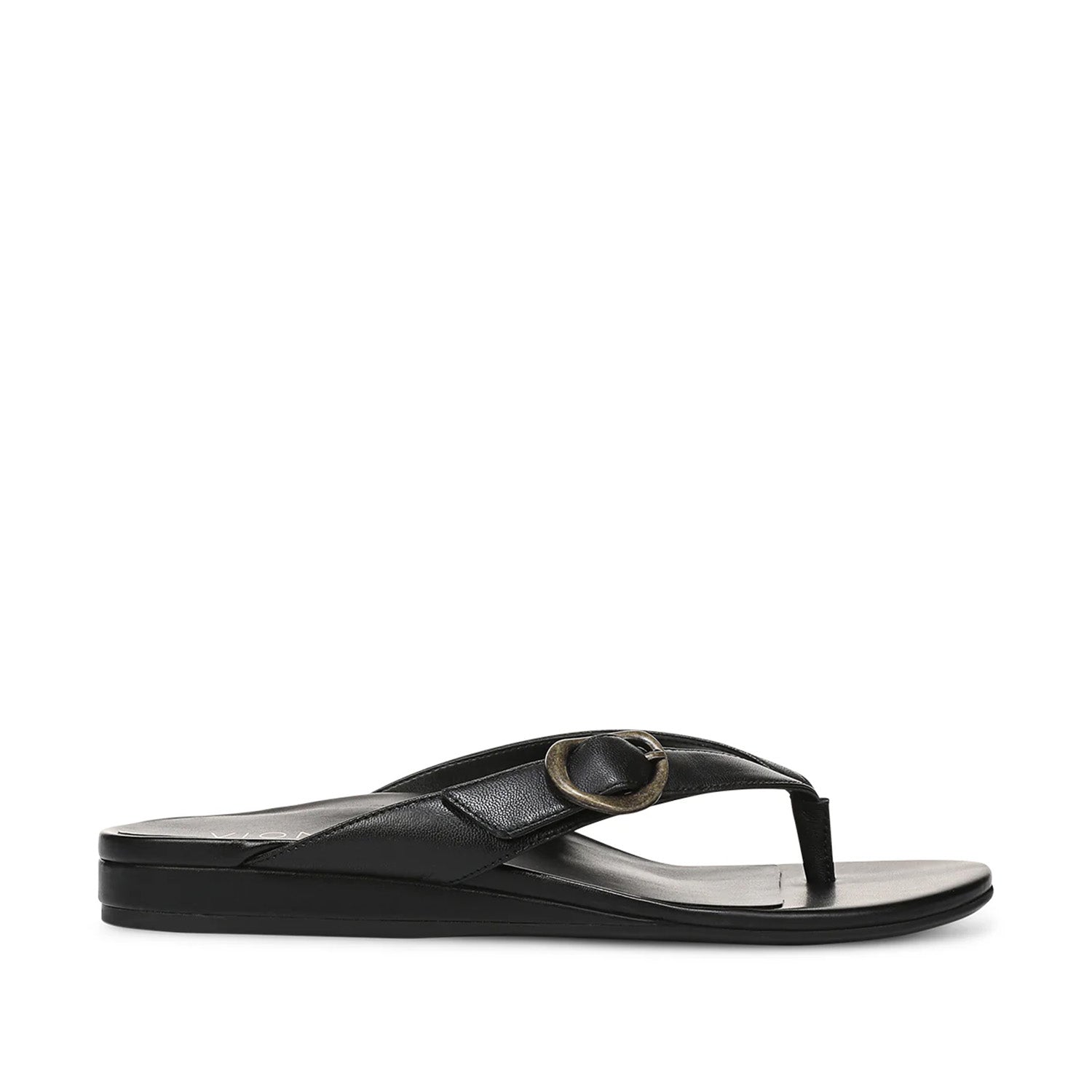 Vionic Women's Grove Toe Post Sandal in Black