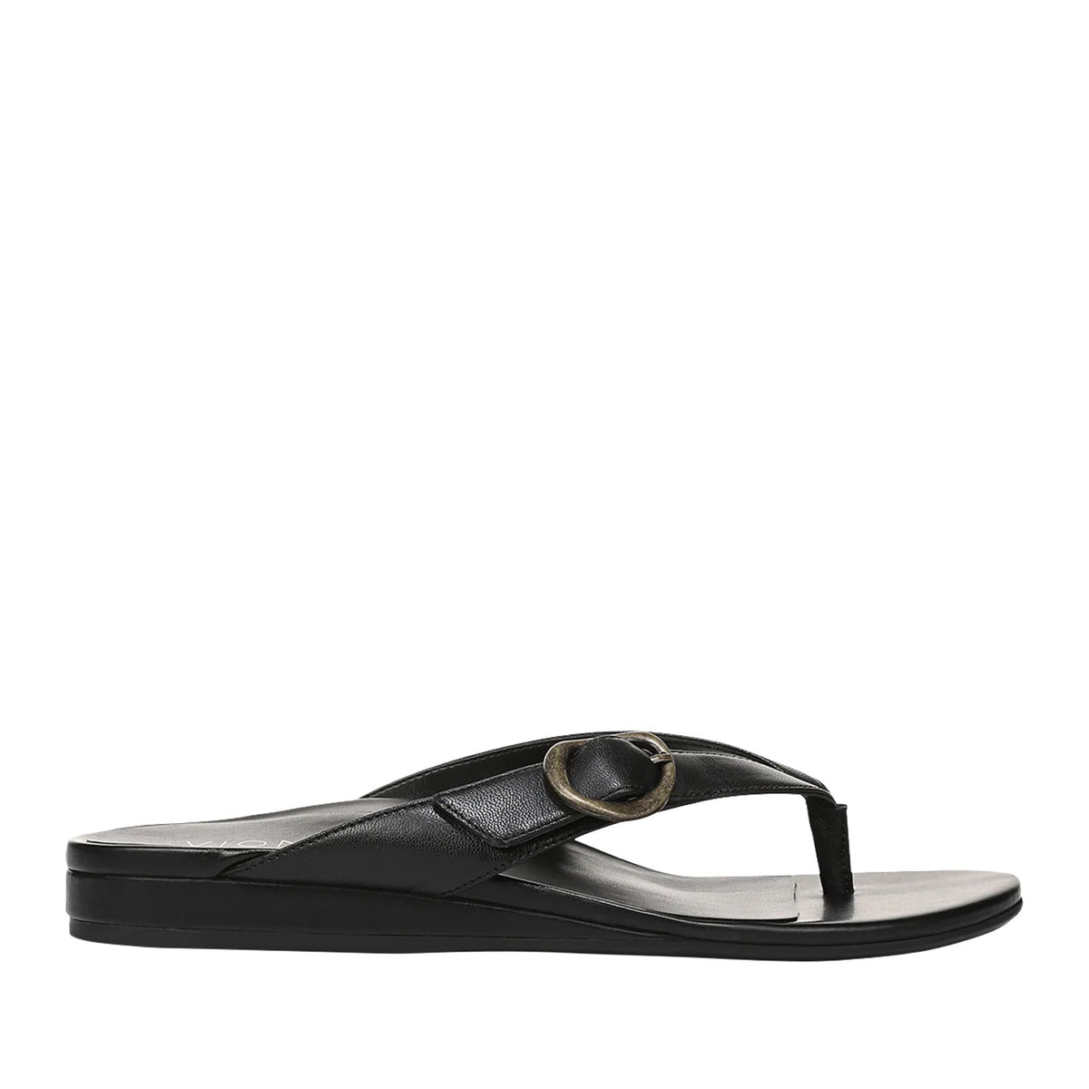 Vionic Women's Grove Toe Post Sandal in Black